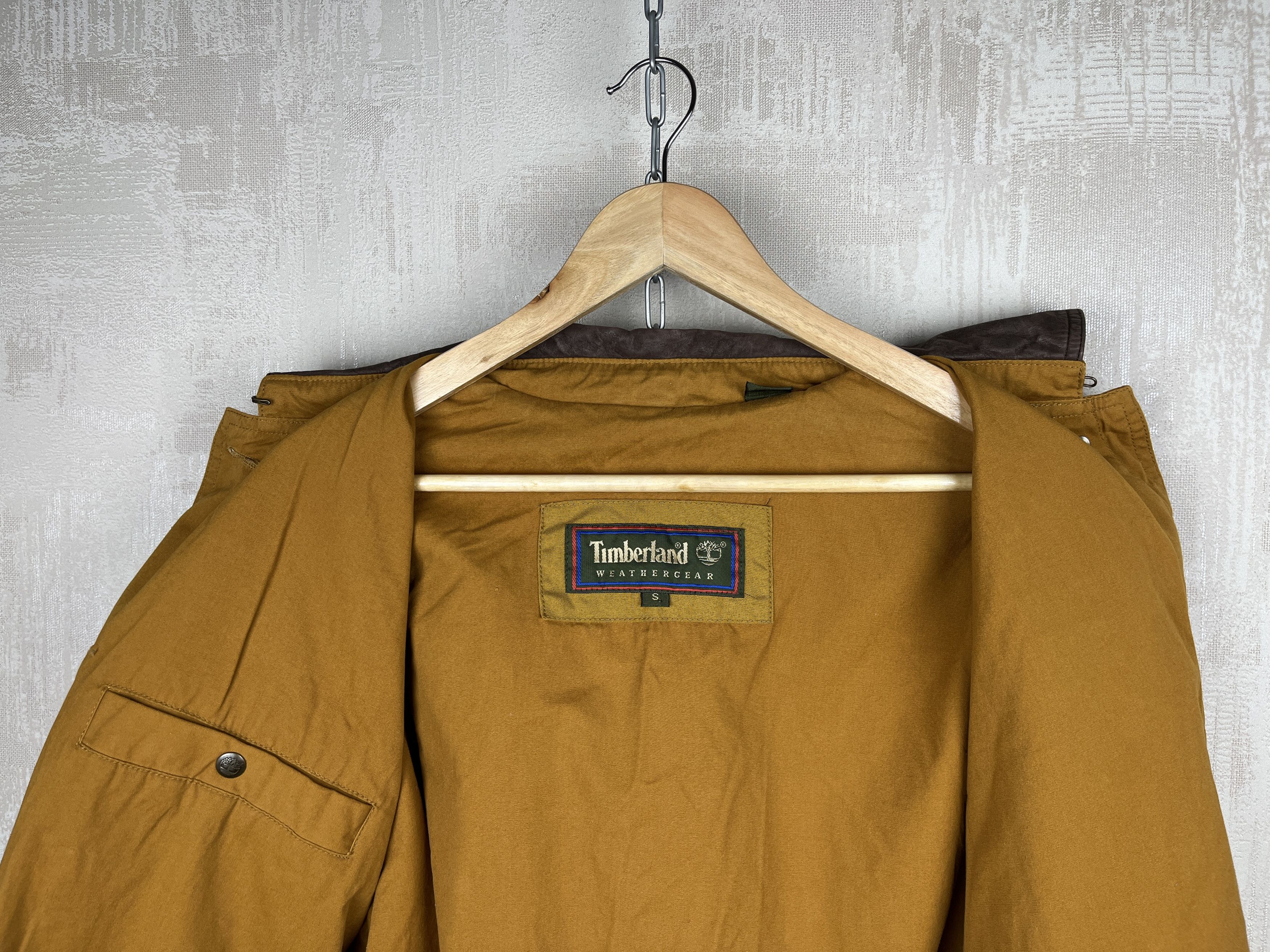 Timberland Timberland Jacket Leather Collar Barn Coat Chore Hunting Size S / US 4 / IT 40 - 15 Thumbnail