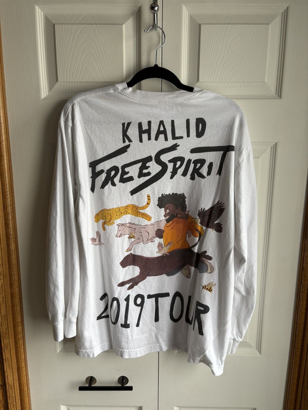 Band Tees × Rap Tees Khalid Tour Rap Band Streetwear Hype Long Sleeve T-shirt Size US L / EU 52-54 / 3 - 6 Thumbnail
