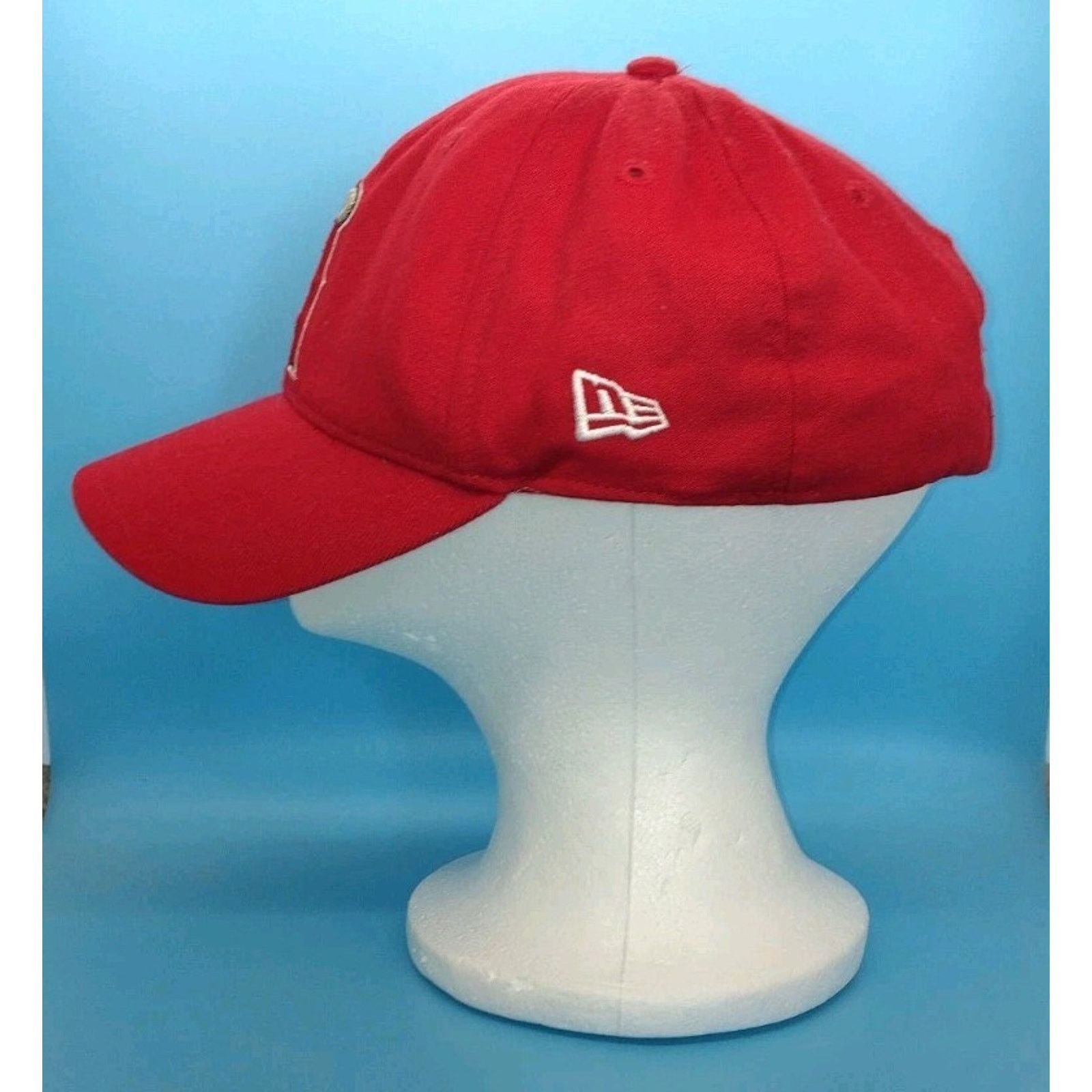 New Era MLB Los Angeles Angels Baseball Cap Red NewEra Adult Adjust Size ONE SIZE - 6 Thumbnail