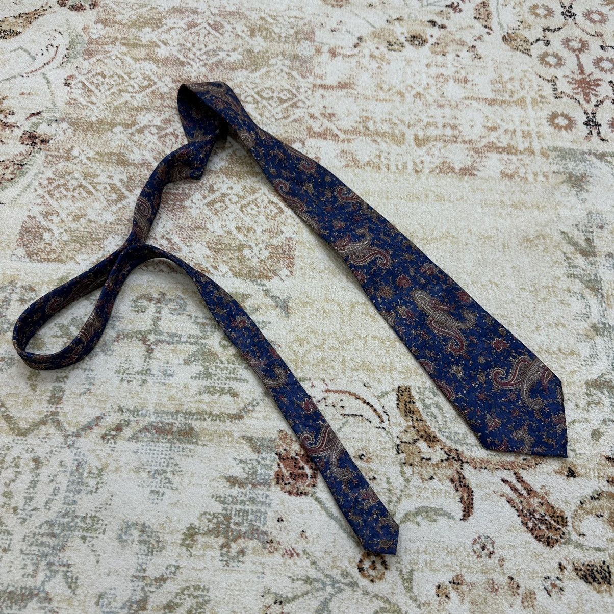 Vintage Christian Dior Paris Tie Silk Y2K 90s USA