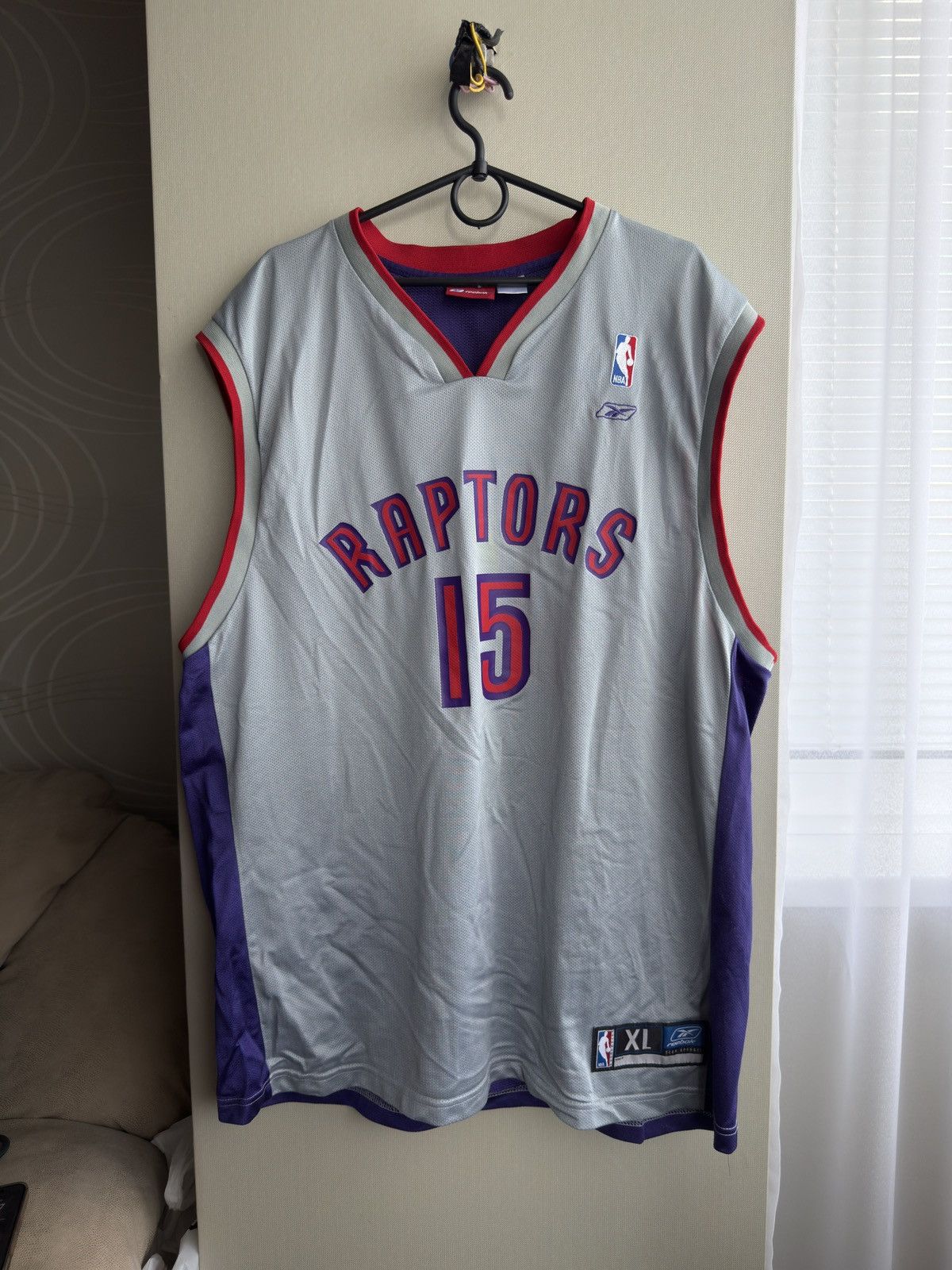 Reebok Vintage Toronto Raptors Vince Carter Reebok Jersey Size US XL / EU 56 / 4 - 1 Thumbnail