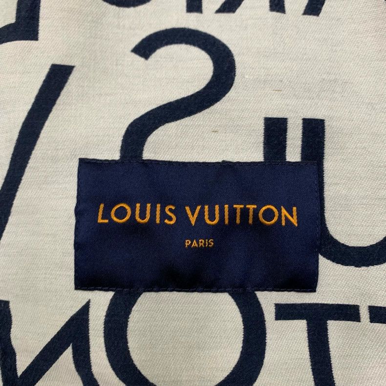 Louis Vuitton LOUIS VUITTON Blue Full Print Bombardment Jacket Size US L / EU 52-54 / 3 - 6 Thumbnail