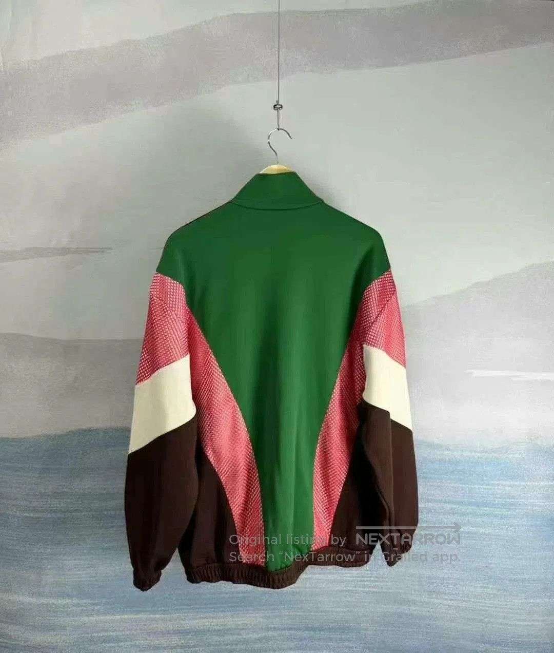 Gucci Gucci Green and Brown Color Block Jacket. Size US L / EU 52-54 / 3 - 3 Thumbnail