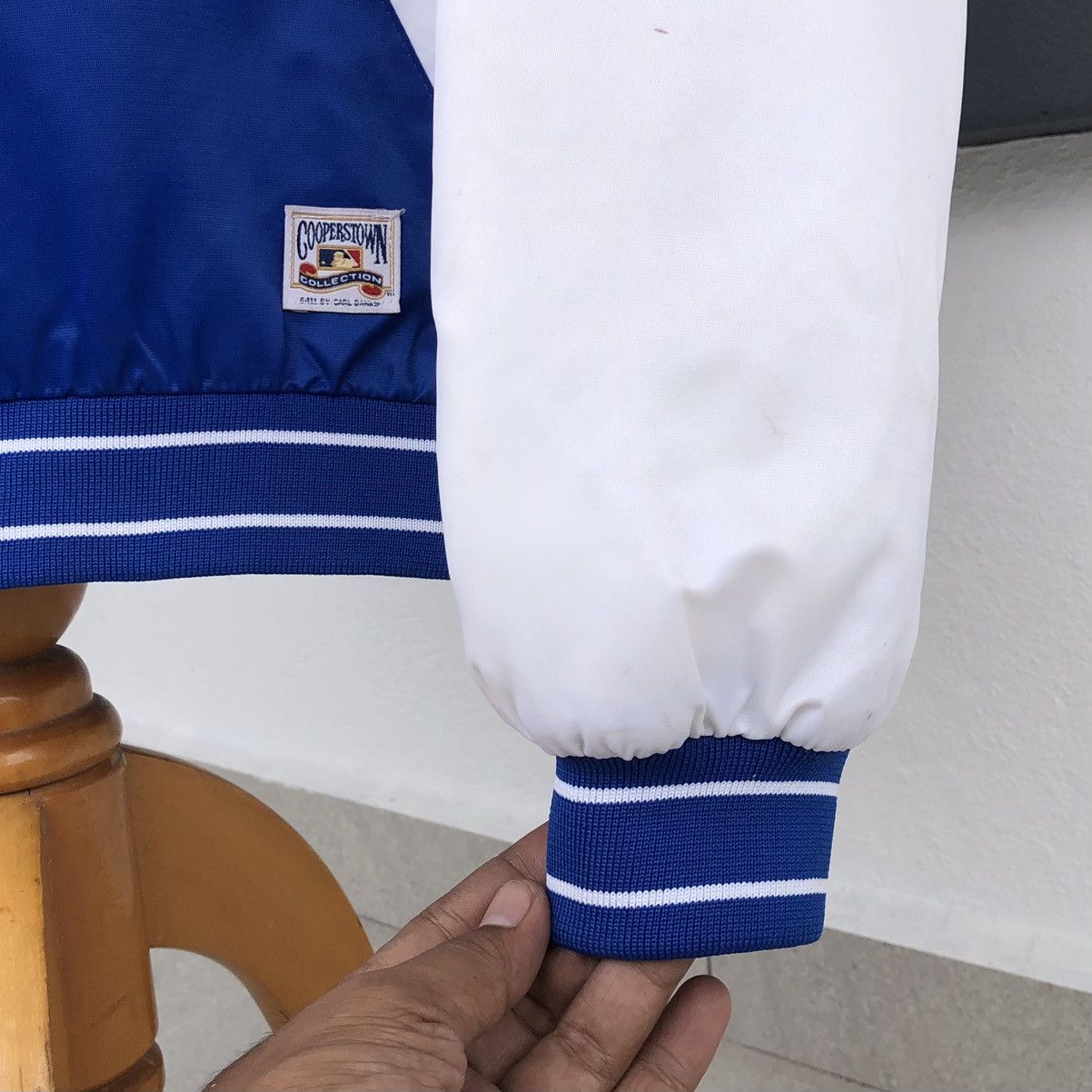 Cooperstown Collection VTG Brooklyn Dodgers Cooperstown Collection Bomber Jacket Size L / US 10 / IT 46 - 8 Thumbnail