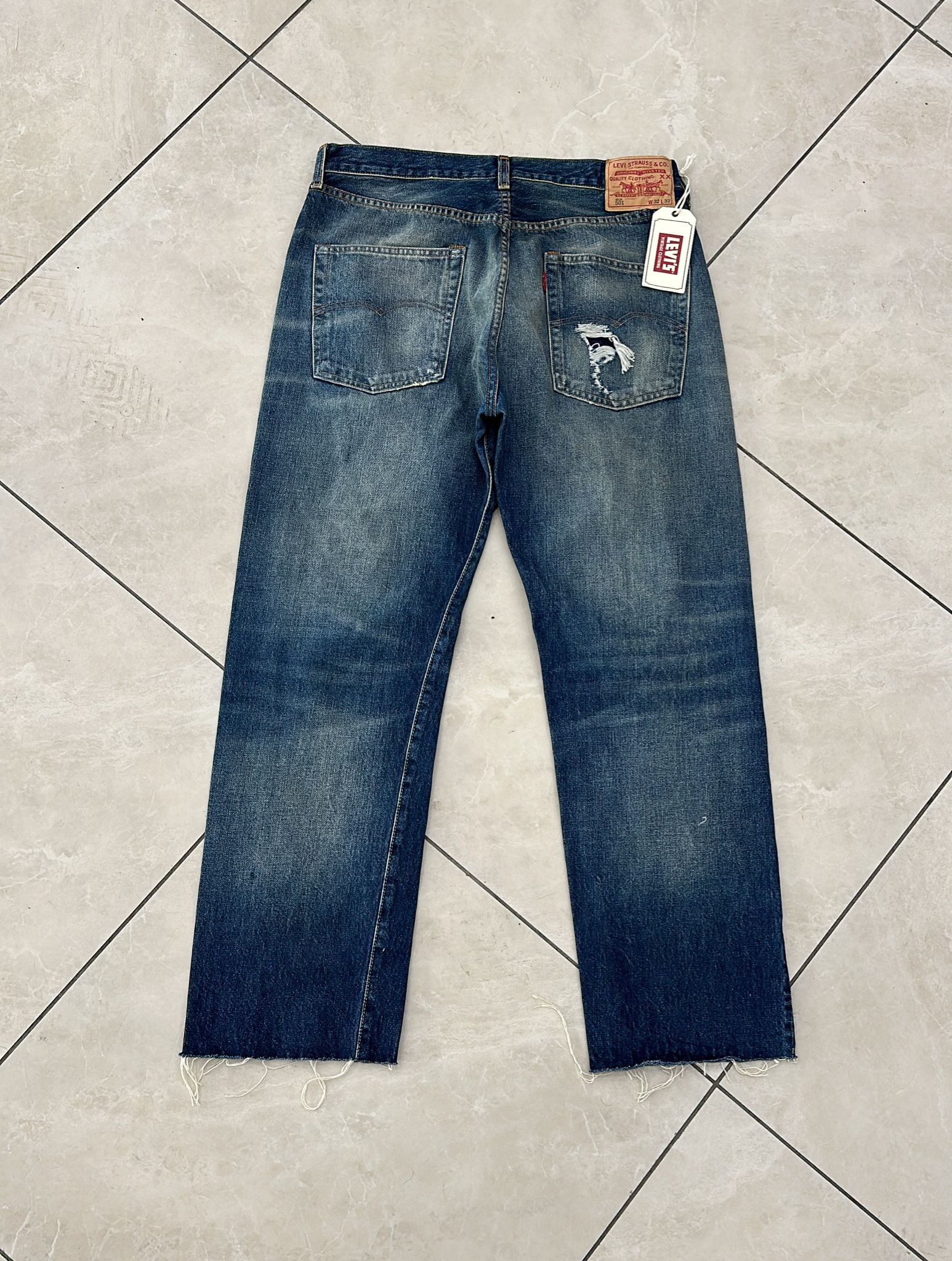Levi's Vintage Clothing LVC SAMPLE Levi's Vintage Clothing 1966 501XX Selvedge Jean Size US 32 / EU 48 - 1 Thumbnail