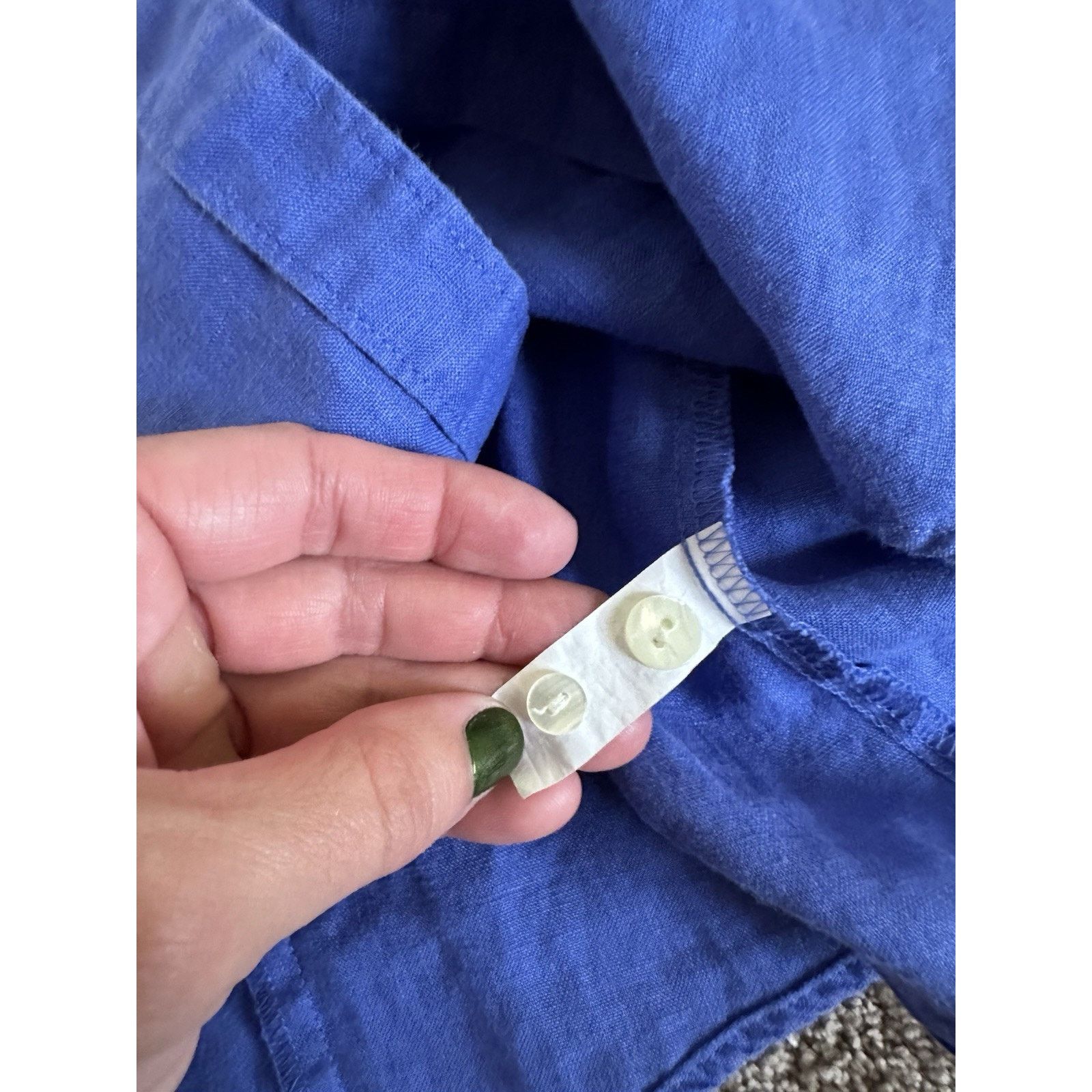 L.L. Bean L.L. Bean 100% Linen Button Up Shirt Women’s Size L Size L / US 10 / IT 46 - 7 Thumbnail
