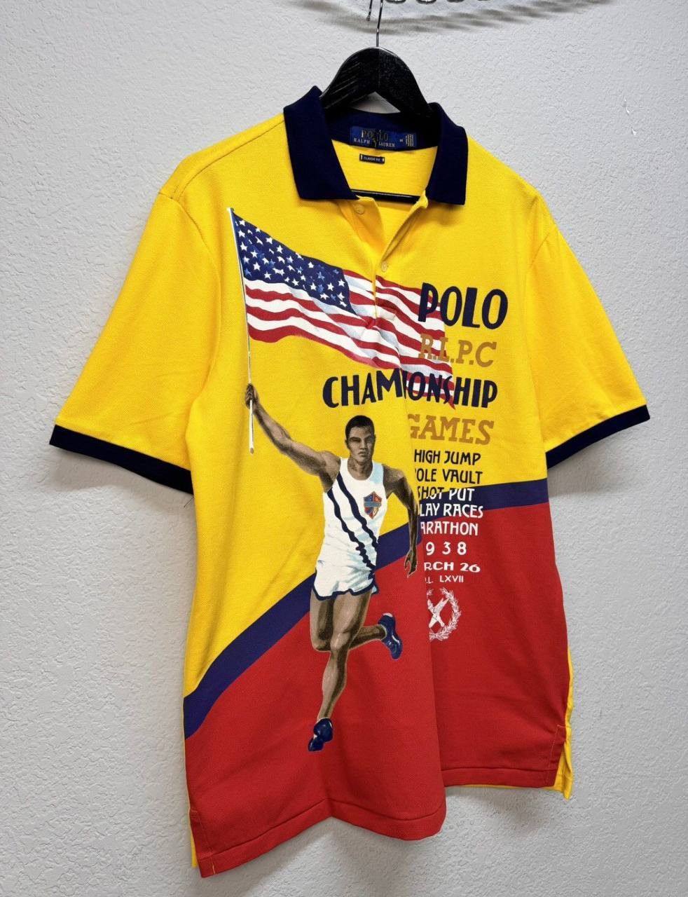 Polo Ralph Lauren × Vintage Polo Ralph Lauren Big Logo Championship Polo Jersey Size US M / EU 48-50 / 2 - 7 Thumbnail