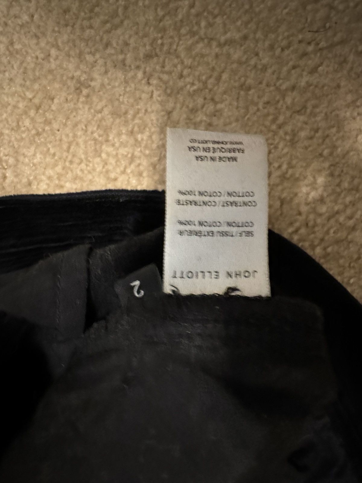 John Elliott Beautifully soft corduroy black pants from John Elliott Size US 30 / EU 46 - 6 Thumbnail