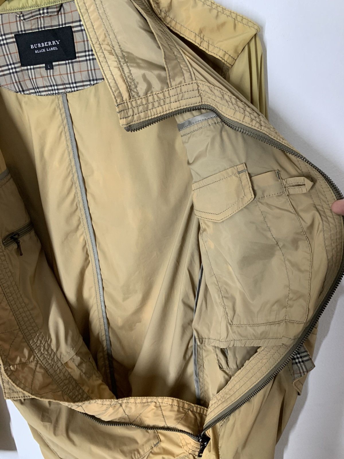Burberry Burbbery Black Label Japan Sun Faded Light Jacket Size US M / EU 48-50 / 2 - 14 Thumbnail