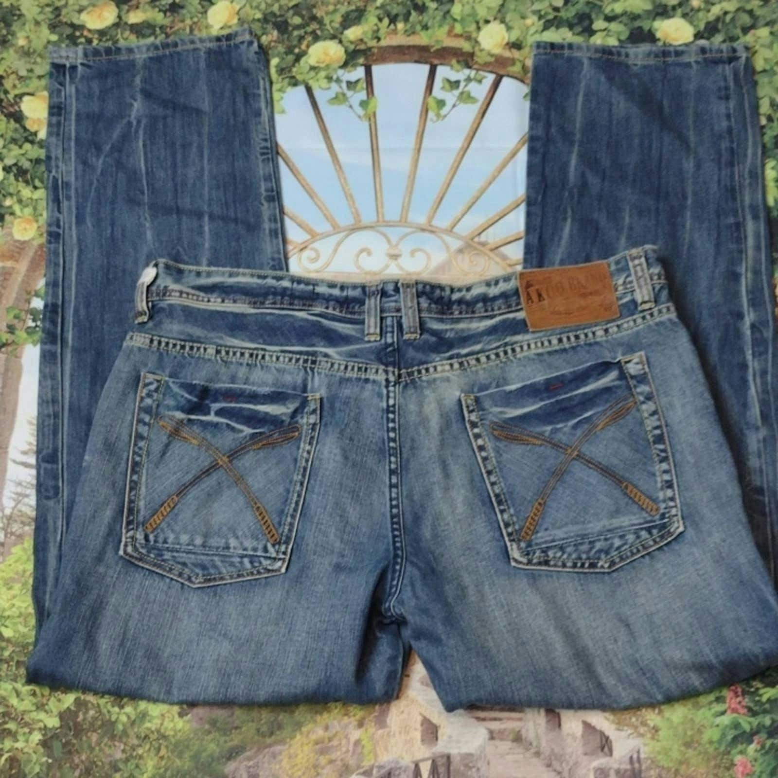 AKOO Akoo relaxed fit jeans size 40 Size US 40 / EU 56 - 3 Thumbnail
