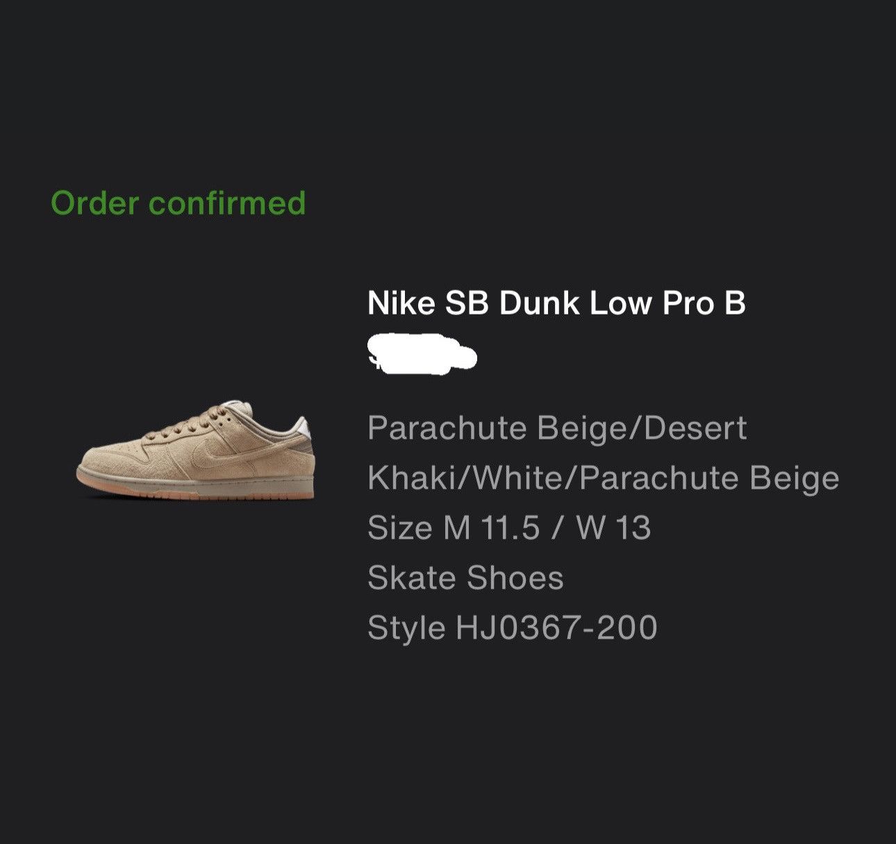 Nike SB Nike SB Dunk Low Pro B Parachute Beige Size US 11.5 / EU 44-45 - 16 Thumbnail