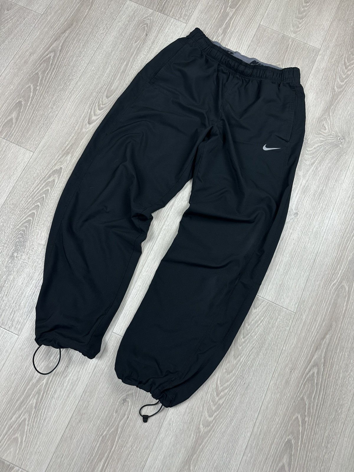 Nike × Vintage Vintage Nike Sweatpants Swoosh Drill Size US 31 - 2 Thumbnail