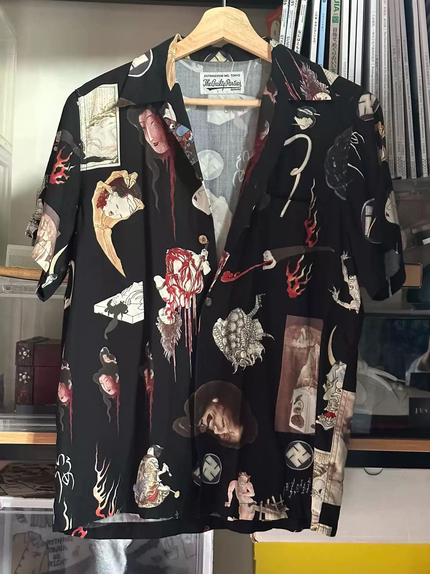 image of Wacko Maria 18Ss Hawaiian Shirt, Men's (Size XS)