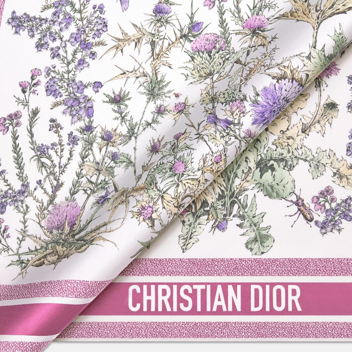 Dior o1bcso1str0226 Size:OS/90 Square Scarf in Multicolor Size ONE SIZE - 2 Thumbnail