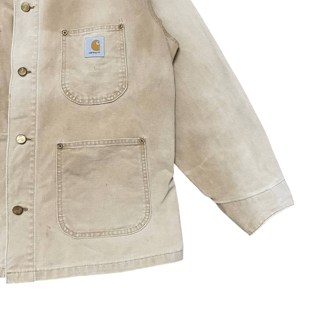 Carhartt Vintage Carhartt Chore Canvas Faded Jacket Size US M / EU 48-50 / 2 - 4 Thumbnail
