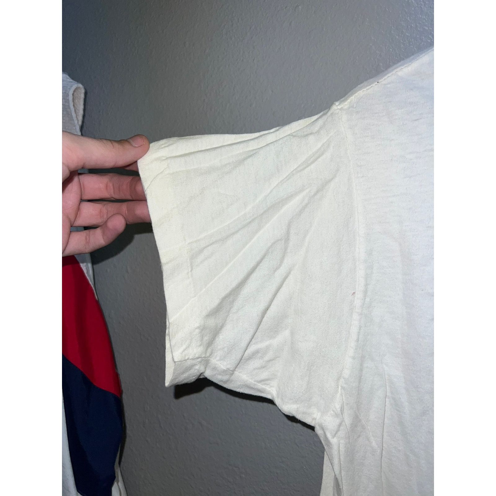 Vintage Vintage Womens Almunecar Shirt Crop Top Spain White Tee M Size M / US 6-8 / IT 42-44 - 5 Thumbnail