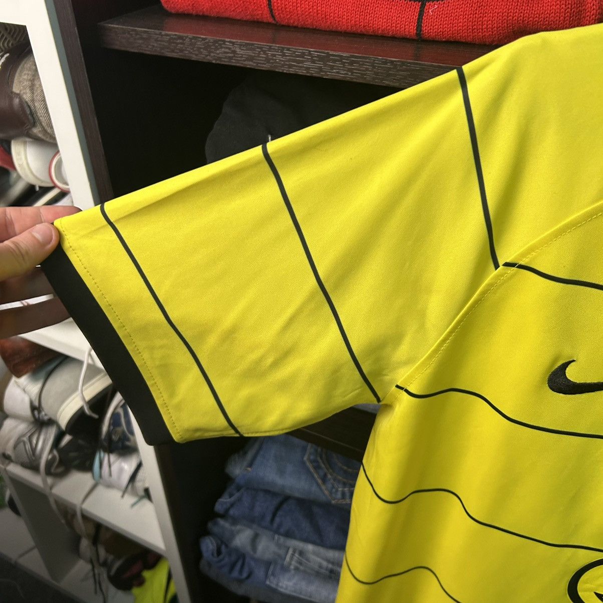 Nike Mens Nike FC Chelsea 2021 Home soccer jerseg size L Size US L / EU 52-54 / 3 - 10 Thumbnail