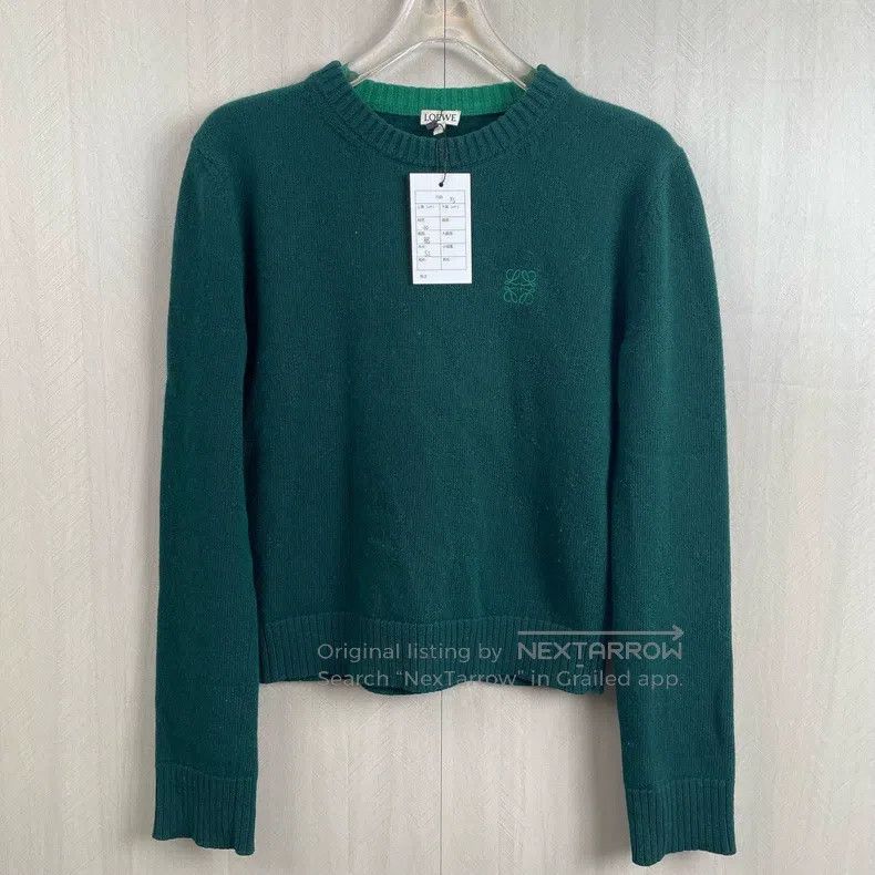 Loewe Loewe Embroidered Logo Round Neck Sweater Size XS / US 0-2 / IT 36-38 - 1 Thumbnail