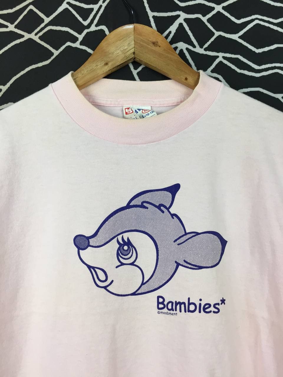 Vintage Vtg 90s Bambies Made In Usa Single Stitch Tee Kids L Size US XS / EU 42 / 0 - 3 Thumbnail