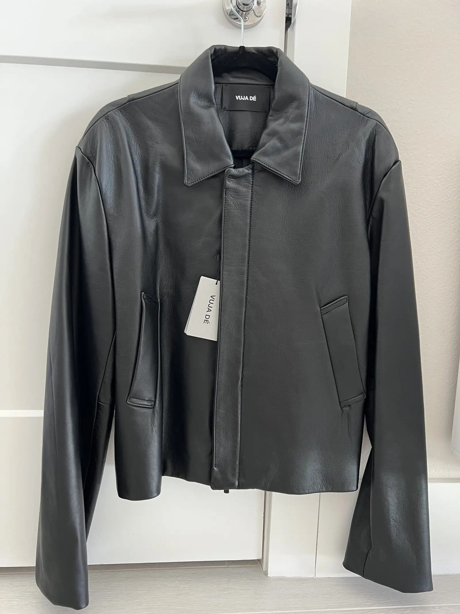 CMMAWEAR × Vuja De VUJADE DUAL ZIP LEATHER JACKET | Grailed