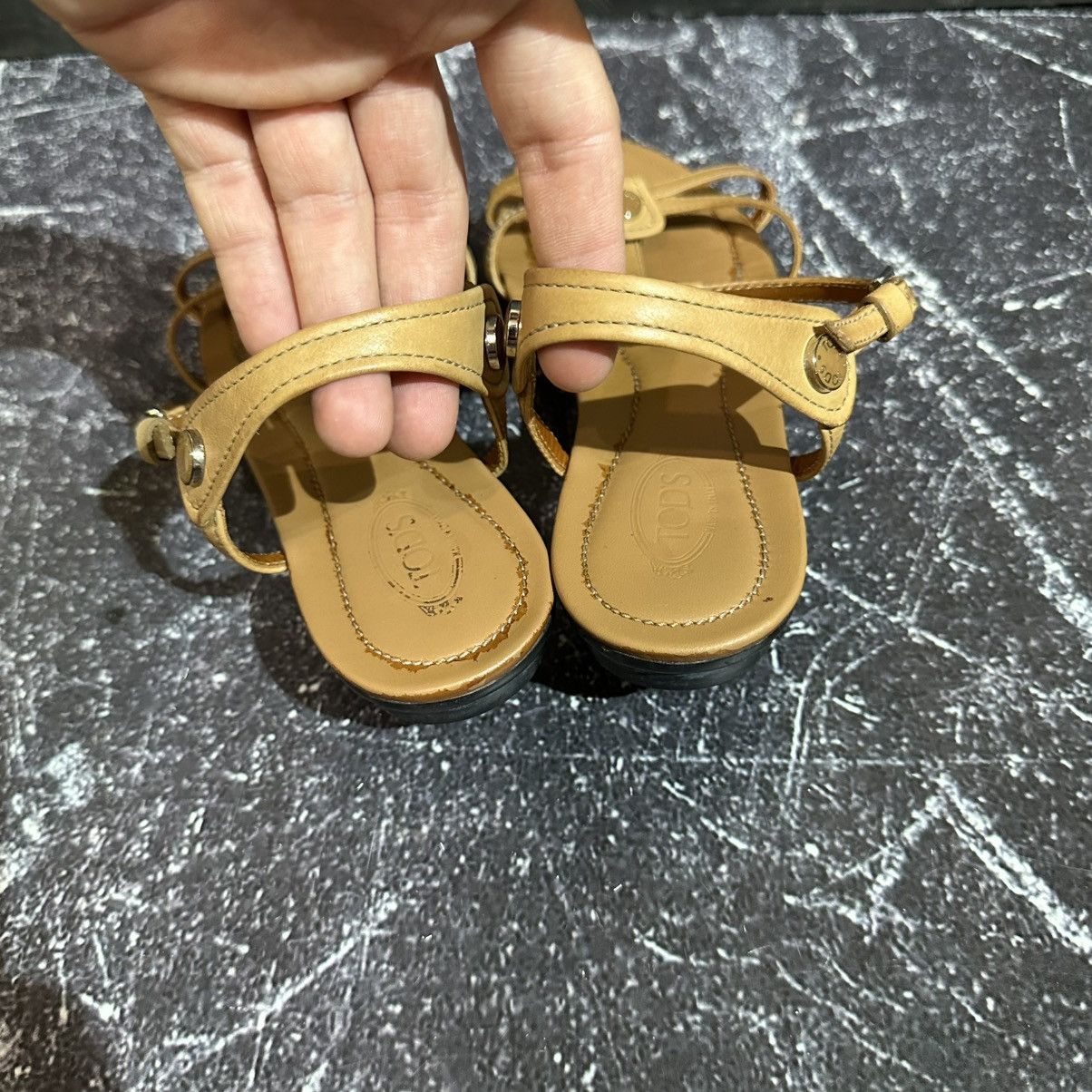 Tod's TOD’S - Women’s Leather Sandals Size 38 Size US 8 / IT 38 - 8 Thumbnail