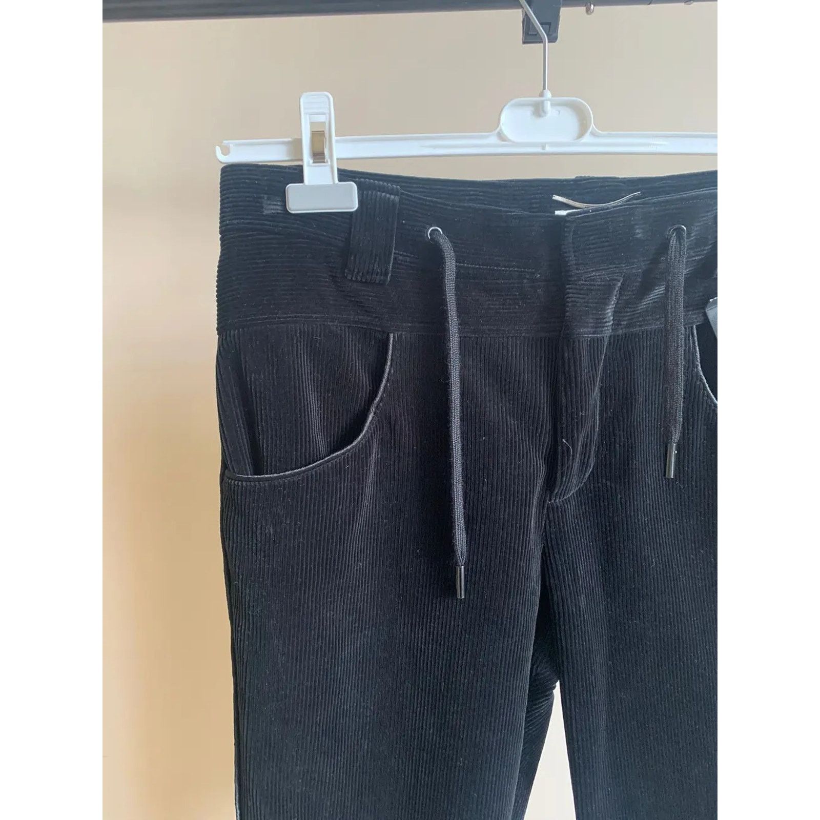 Saint Laurent Paris o1rshd1 Corduroy Drawstring Pants in Black Size US 34 / EU 50 - 4 Thumbnail
