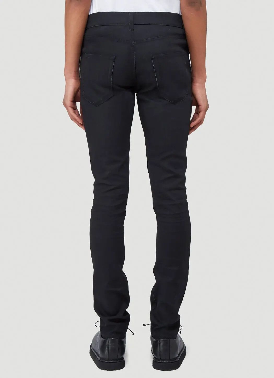 Saint Laurent Paris SS20 Saint Laurent D02 Skinny-Fit Jeans in Used Black Denim Size US 28 / EU 44 - 2 Thumbnail