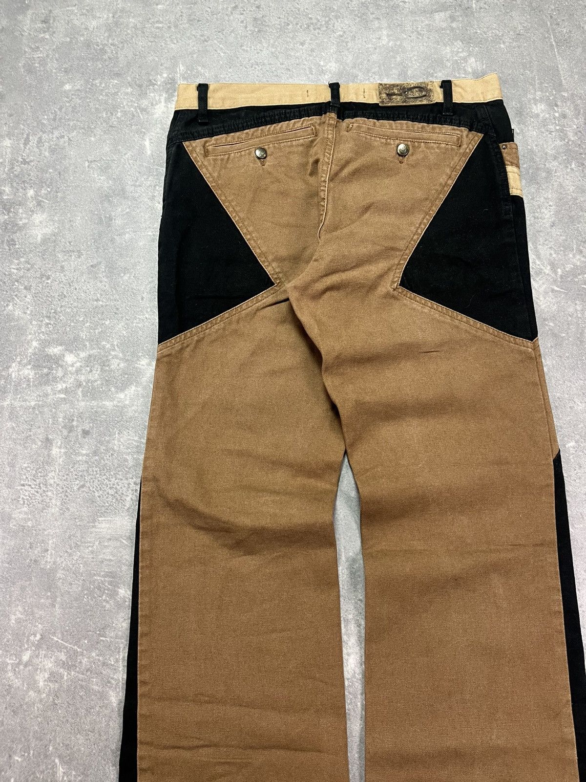 Just Cavalli AW03 Just Cavalli Geometry Panel Flared Jeans 33 Size US 33 - 11 Thumbnail