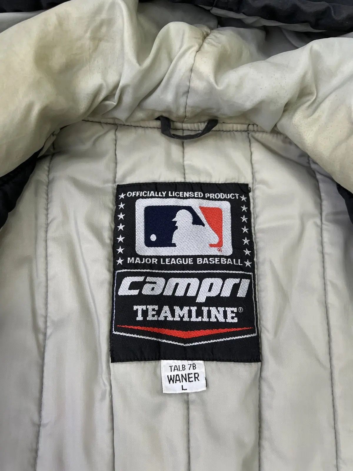 MLB × Vintage Campri Teamline White Sox Black Vintage Baseball Jacket Size US L / EU 52-54 / 3 - 9 Thumbnail