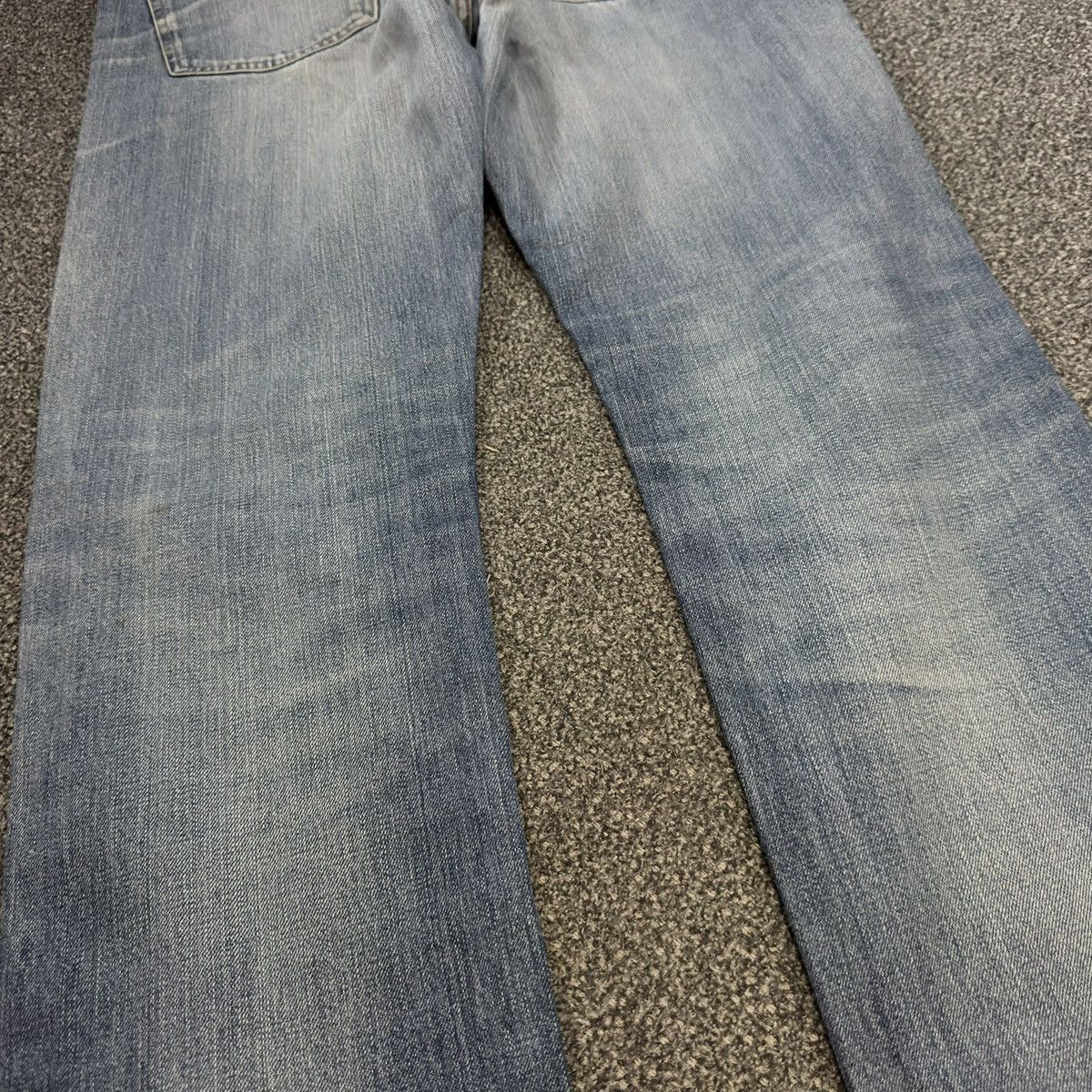 Undercover × Uniqlo Archives 🇯🇵 Vintage y2k Uniqlo UJ Faded Whisker Washed Denim Size US 34 / EU 50 - 8 Thumbnail