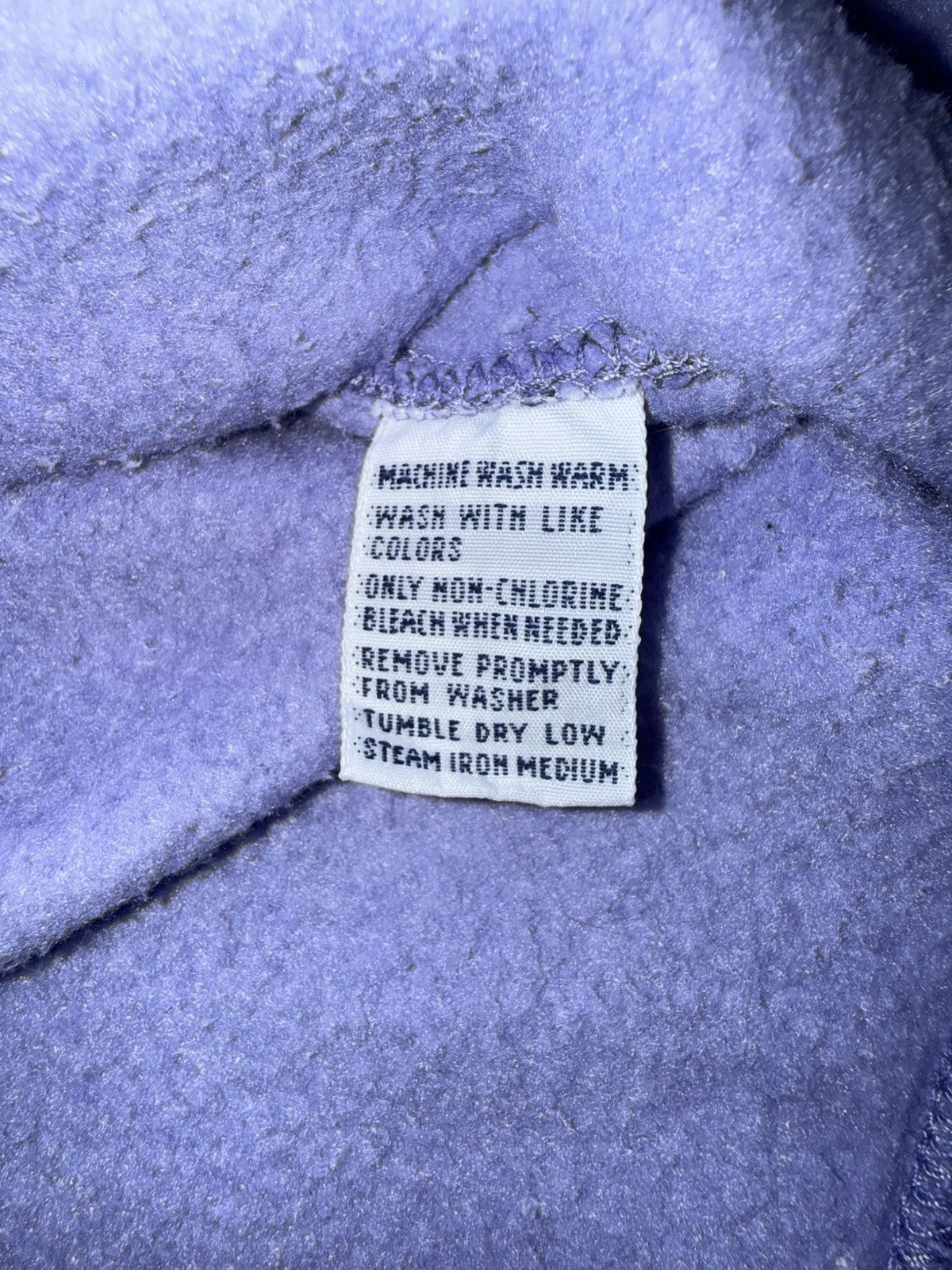 Polo Ralph Lauren Vintage Polo Ralph Lauren Light Purple Full Zip Hoodie Size US L / EU 52-54 / 3 - 7 Thumbnail