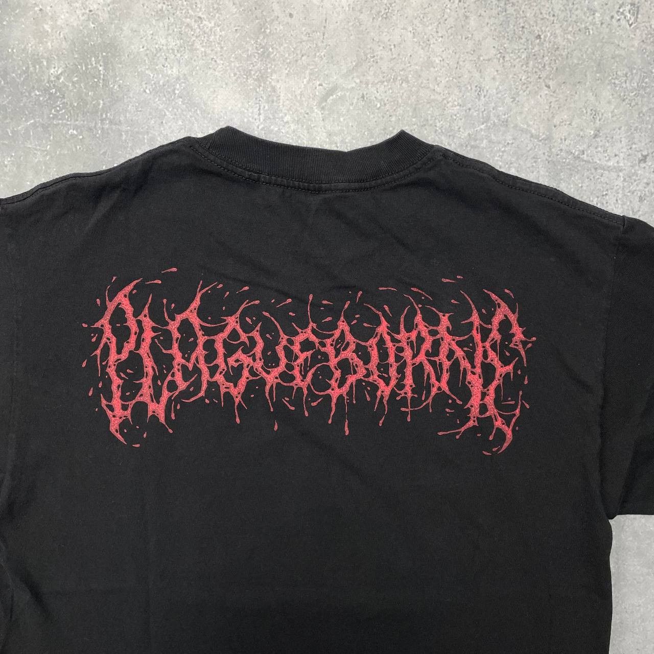 Band Tees Plagueborne Death Metal Band T Shirt Black Size S/M Size US S / EU 44-46 / 1 - 13 Thumbnail