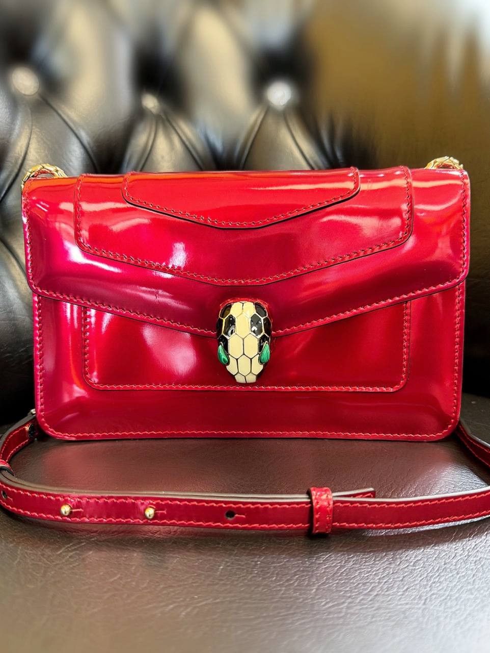 Bvlgari Bvlgari Serpenti Forever Square Crossbody Shoulder Bag Size ONE SIZE - 1 Thumbnail
