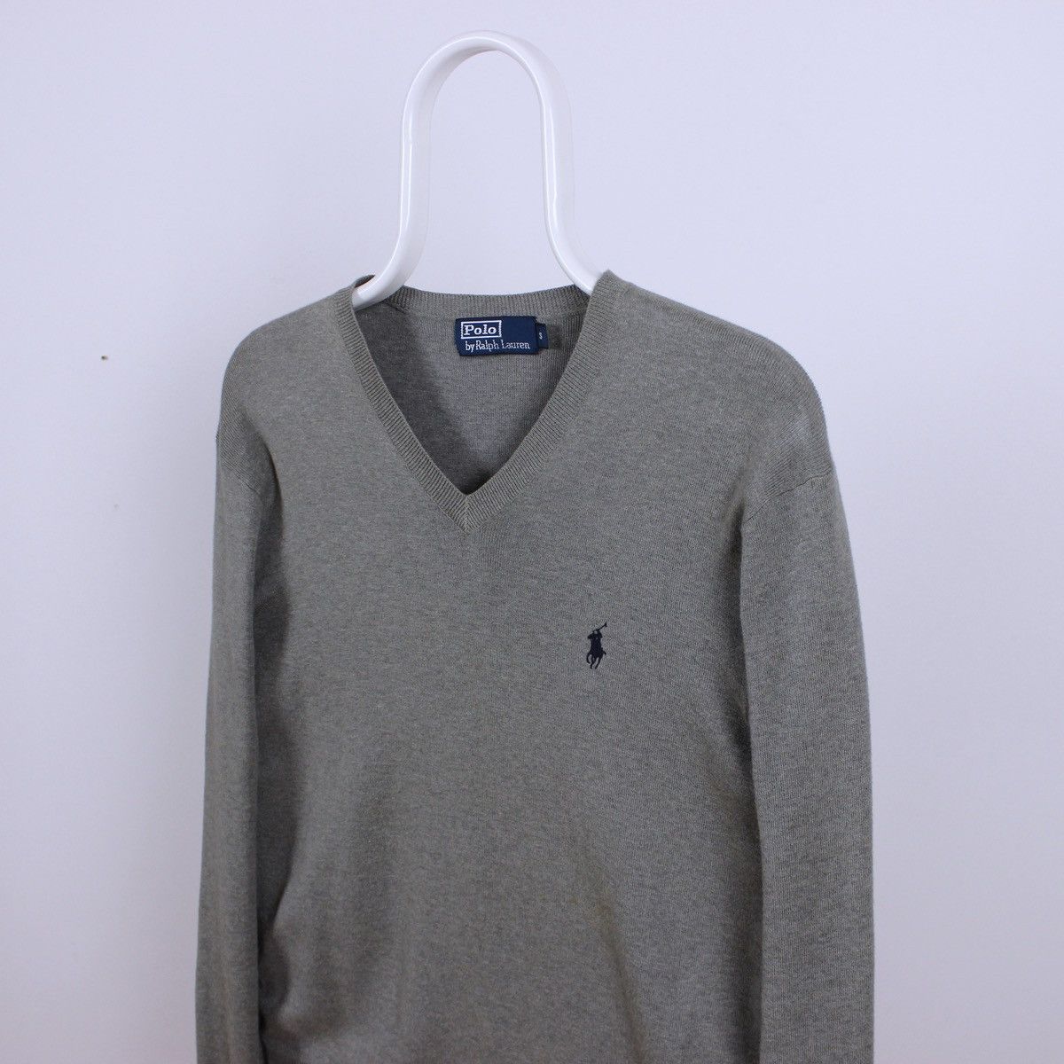 Polo Ralph Lauren Vintage Polo Ralph Lauren V-neck Jumper Size US S / EU 44-46 / 1 - 1 Thumbnail