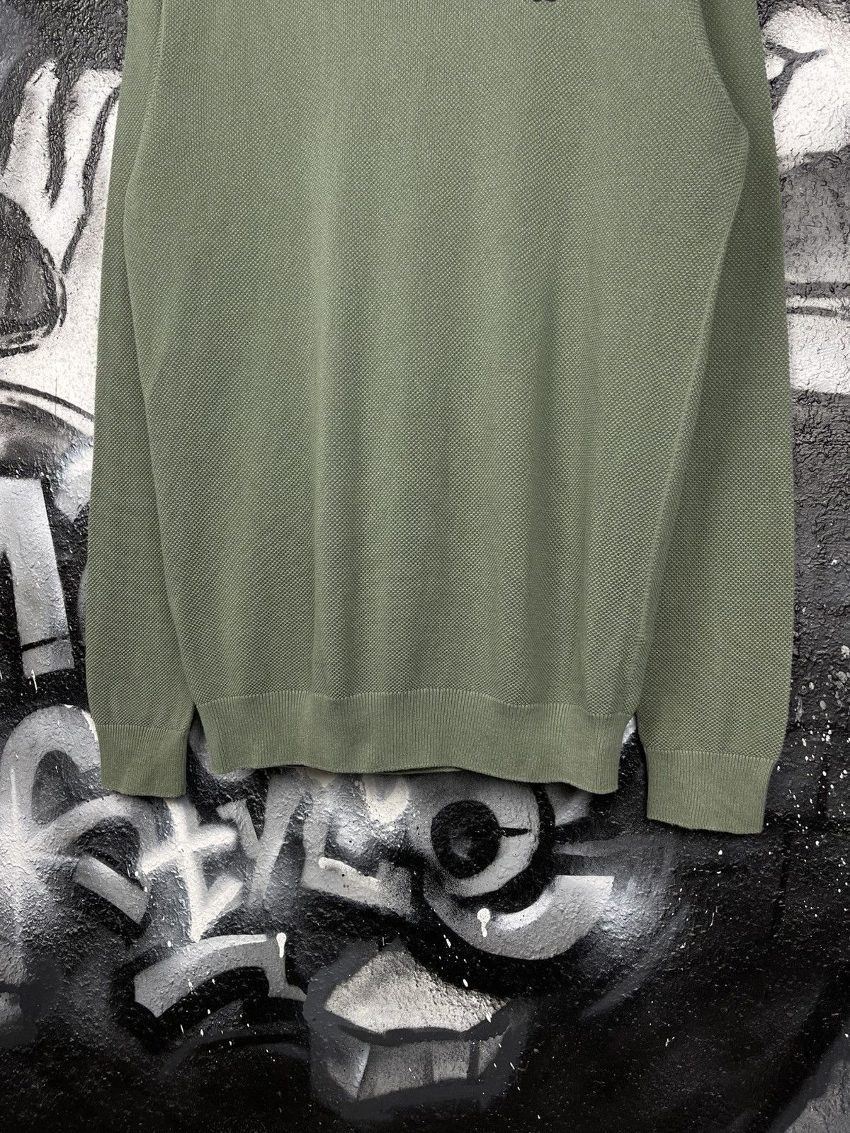 Lacoste Lacoste Knitted Olive Casual Sweater Men’s Size L Size US L / EU 52-54 / 3 - 4 Thumbnail