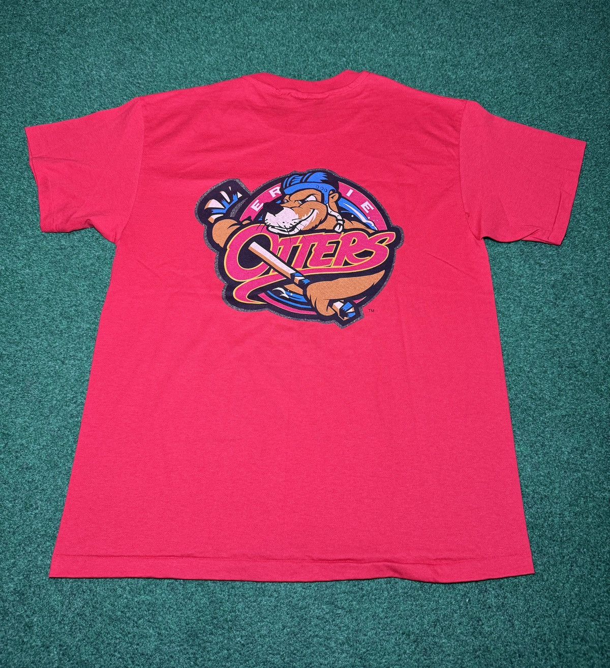 Vintage Vintage Erie Otters Hockey 90s Single Stitch Lrg T Shirt Size US L / EU 52-54 / 3 - 4 Thumbnail