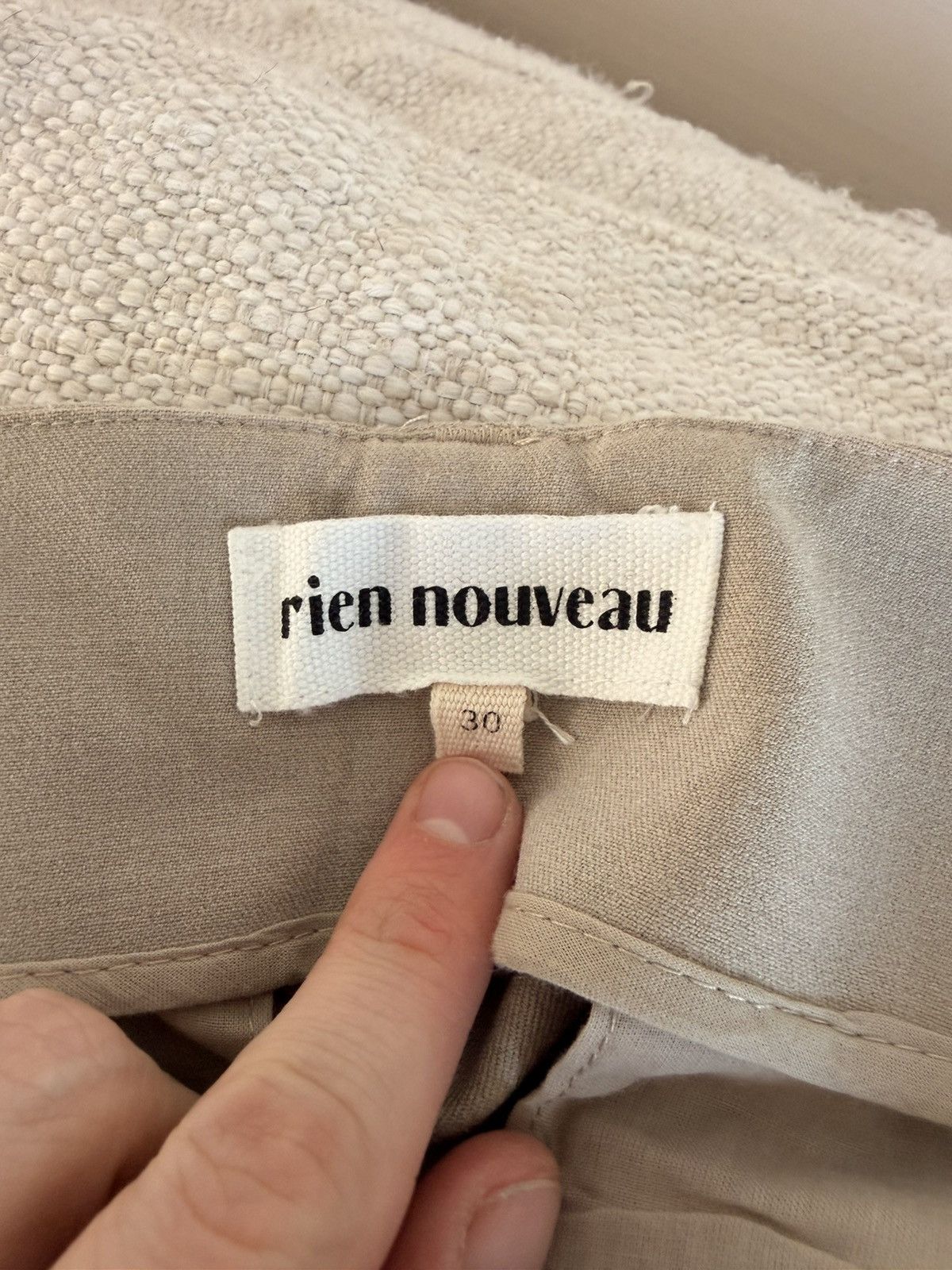 Other Rien Nouveau Pleated Trousers Size US 30 / EU 46 - 5 Thumbnail
