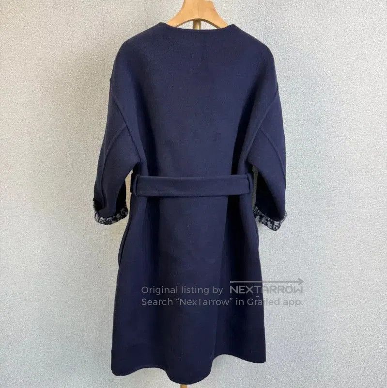Dior Dior Wool Women's Coat in Navy Blue . Size XS / US 0-2 / IT 36-38 - 2 Thumbnail
