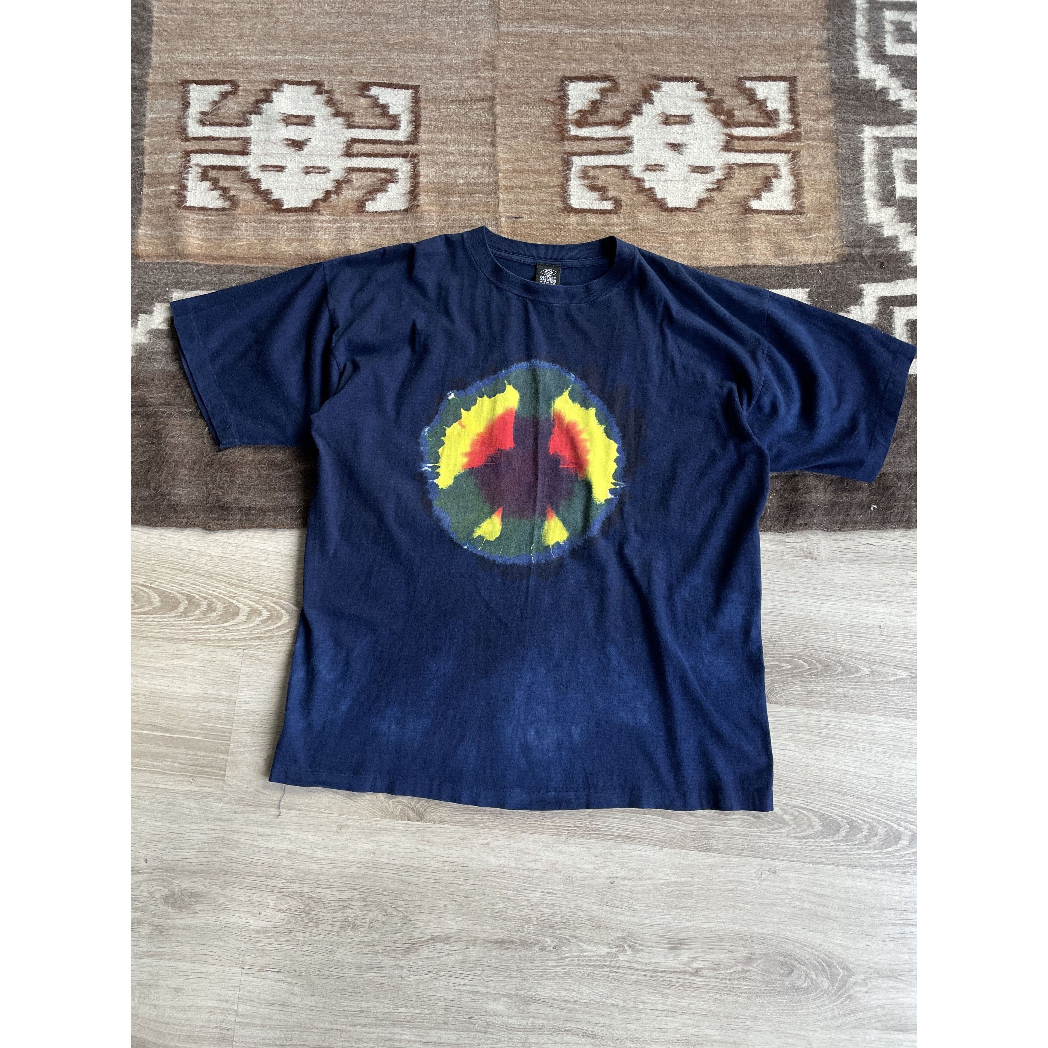 Vintage Peace Love Hippie y2k T Shirt 4690AC Size US XL / EU 56 / 4 - 2 Thumbnail