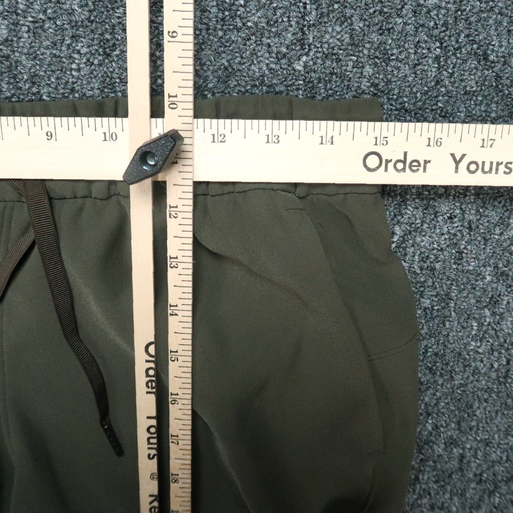 Lululemon Lululemon Pants Womens 6 Olive Green On The Fly Jogger Drawstring Pockets Size 28" / US 6 / IT 42 - 6 Thumbnail