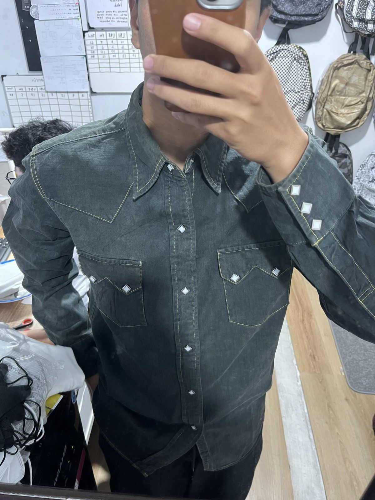 Levi's vintage levi's western wear snap button big E Size US L / EU 52-54 / 3 - 4 Thumbnail