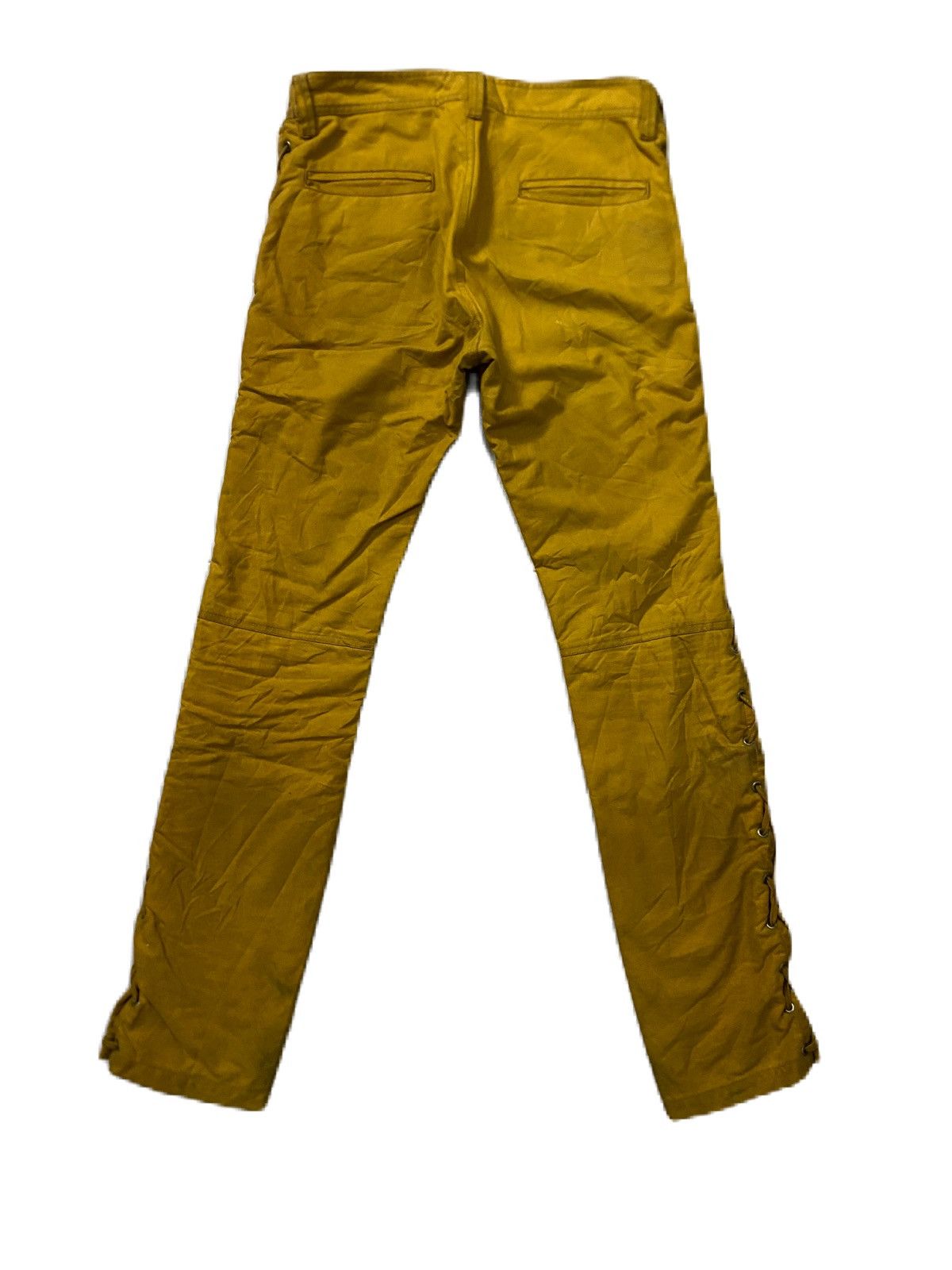 Unused JAPAN BRAND SIDE LACES DESIGN UNUSED CASUAL WAX PANTS WITH Size US 32 / EU 48 - 3 Thumbnail