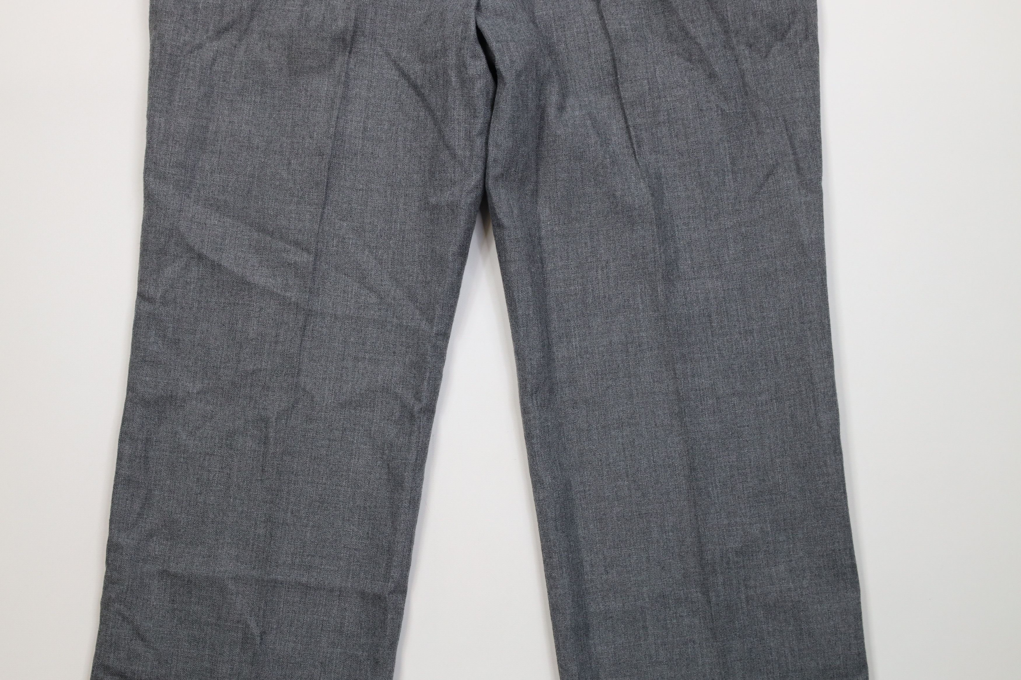 Vintage Vintage 70s Streetwear Gabardine Wide Leg Chino Pants Gray Size US 38 / EU 54 - 12 Thumbnail