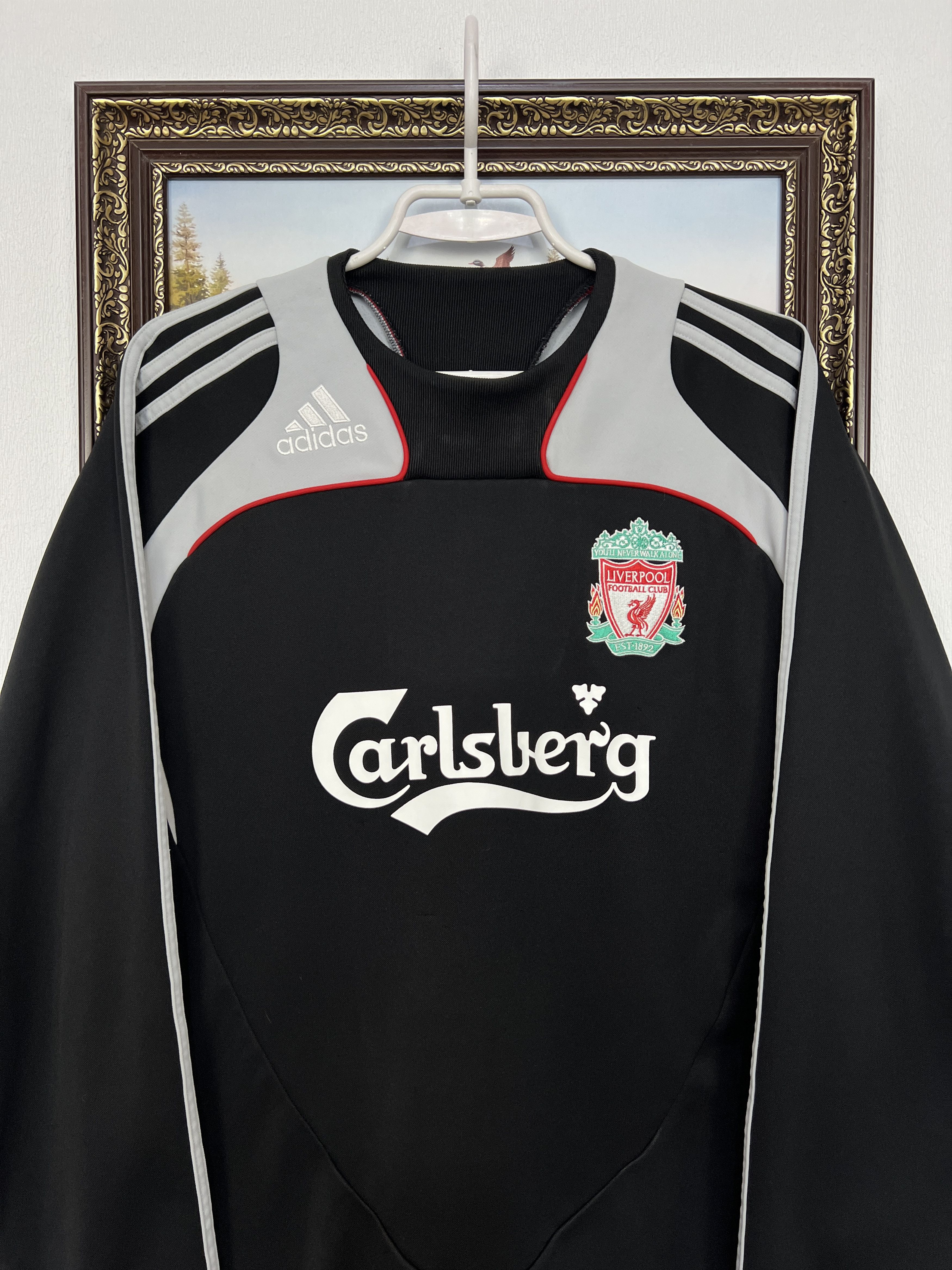 Vintage Adidas Liverpool Football Sweatshirt Soccer Train