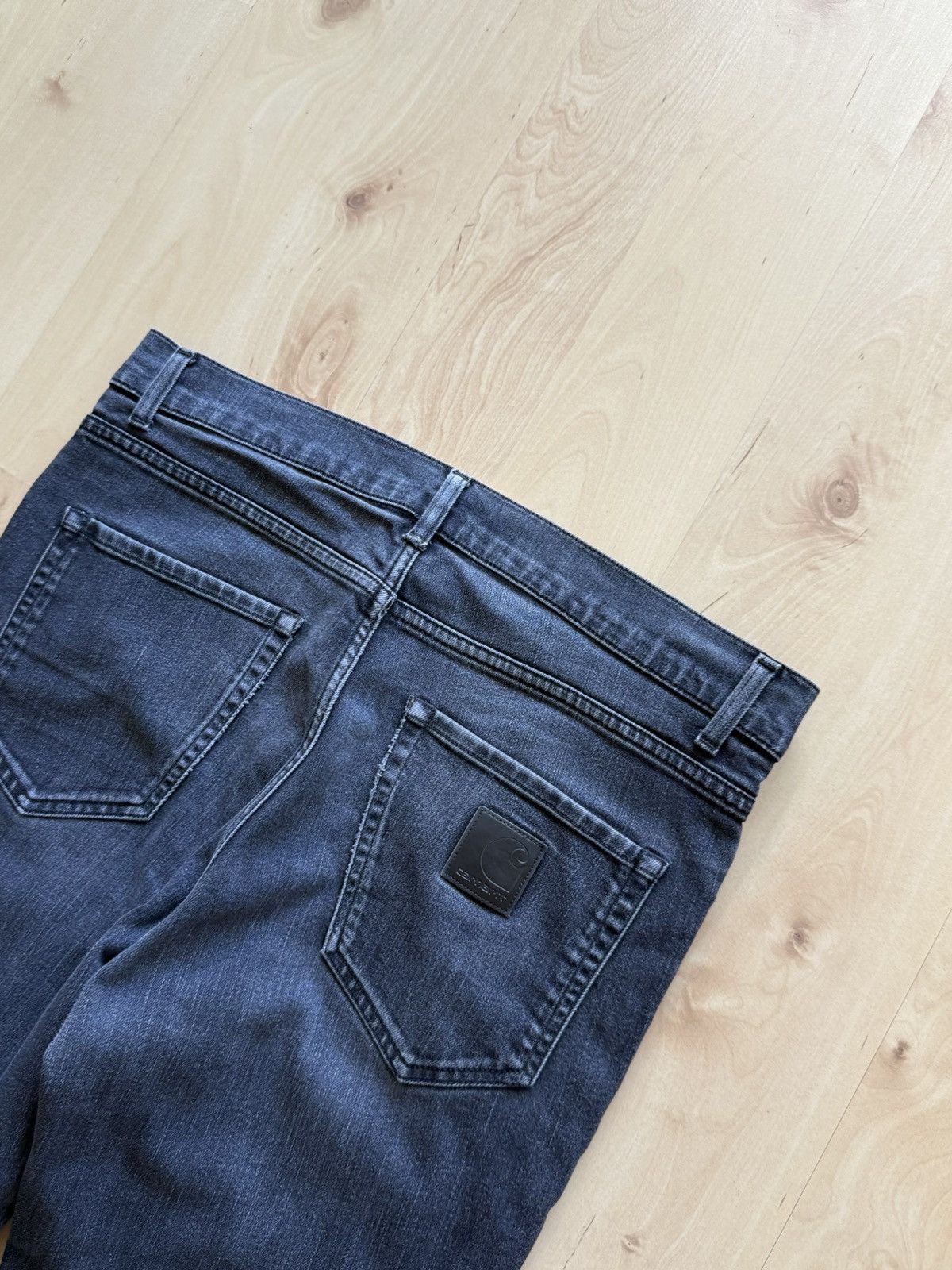 Carhartt Carhartt WIP Downey pant denim jeans black logo Size US 32 / EU 48 - 4 Thumbnail