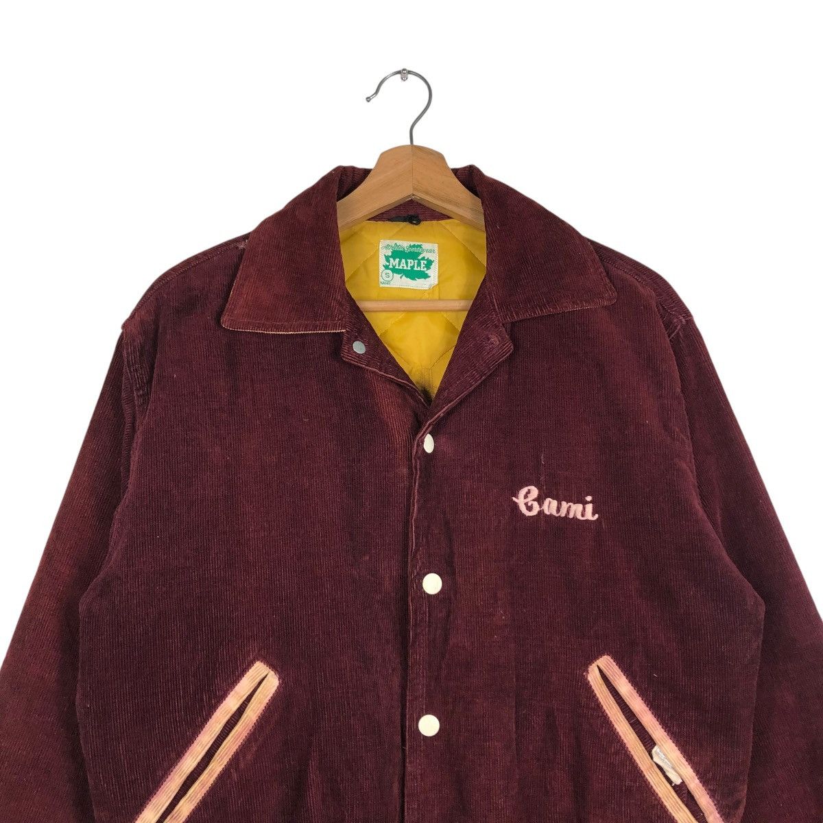 Vintage 🔥VINTAGE JUMPER CORDUROY BOMBER JACKET MAPLE MADE IN USA Size US S / EU 44-46 / 1 - 5 Thumbnail