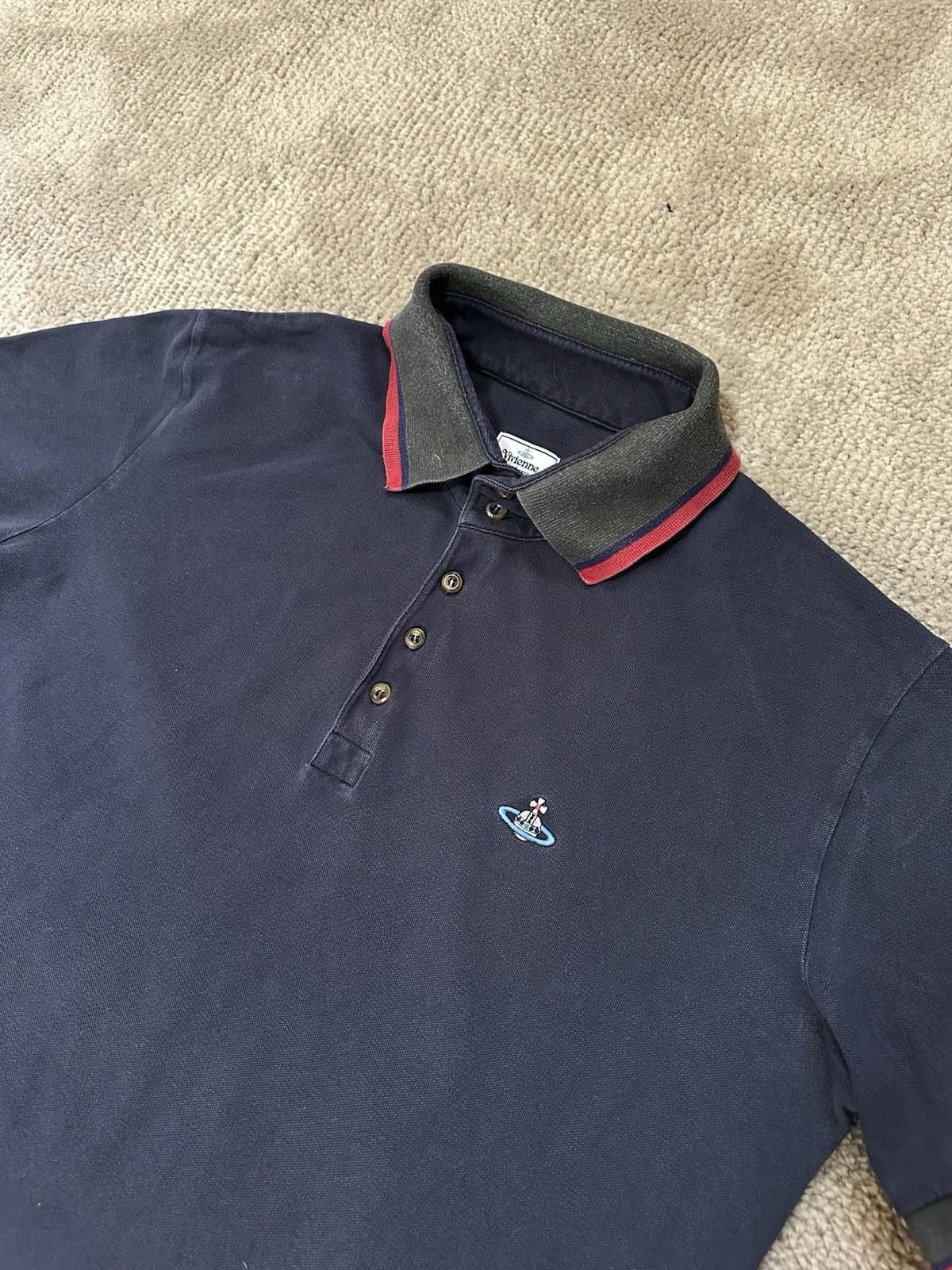 Vivienne Westwood Vintage Vivienne Westwood Polo Shirt Logo Orb Basic Luxury Size US XL / EU 56 / 4 - 8 Thumbnail