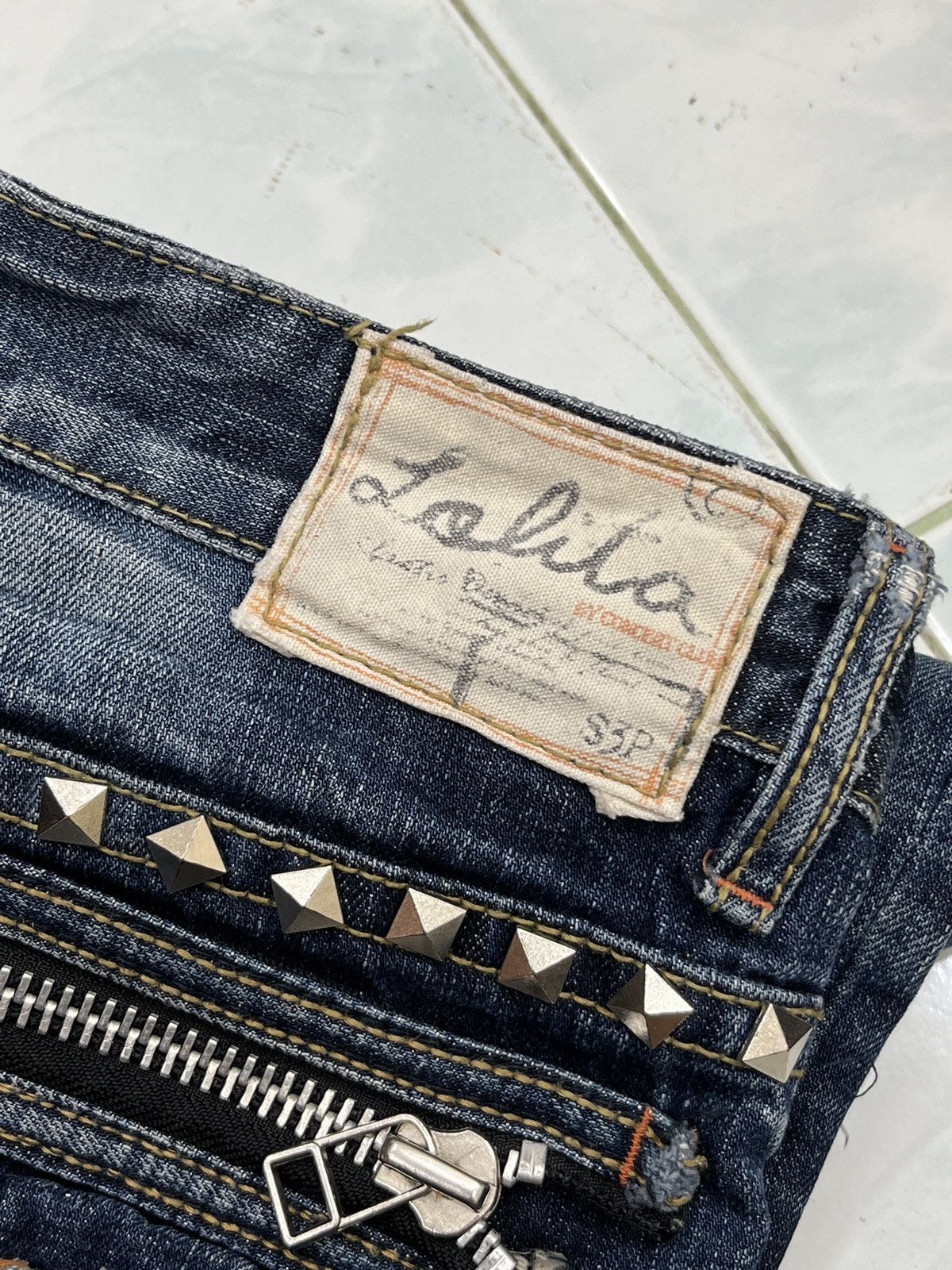 If Six Was Nine 🔥🔥🔥ARCHIVE LOLITA FLARE JEANS Size 29" - 12 Thumbnail