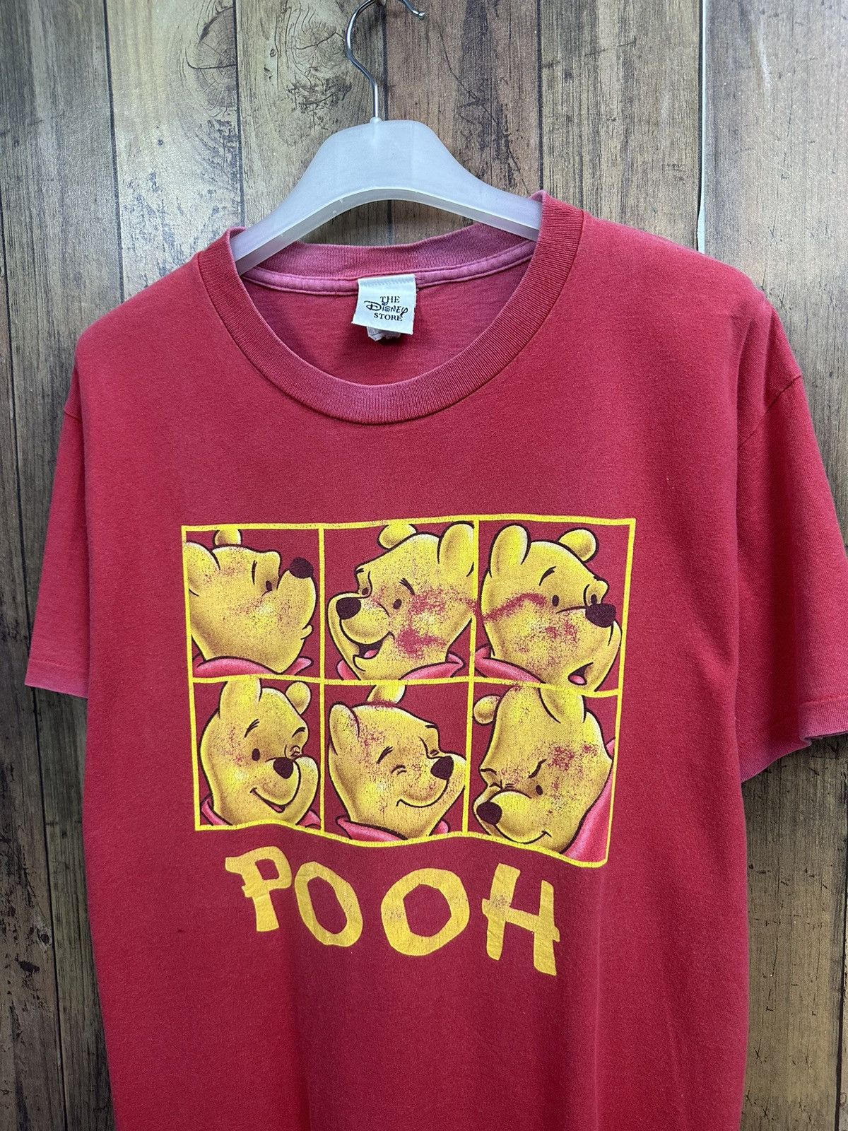 Disney Disney Pooh Sunfaded Vintage Tshirt Made In Usa A559 Size US M / EU 48-50 / 2 - 2 Thumbnail