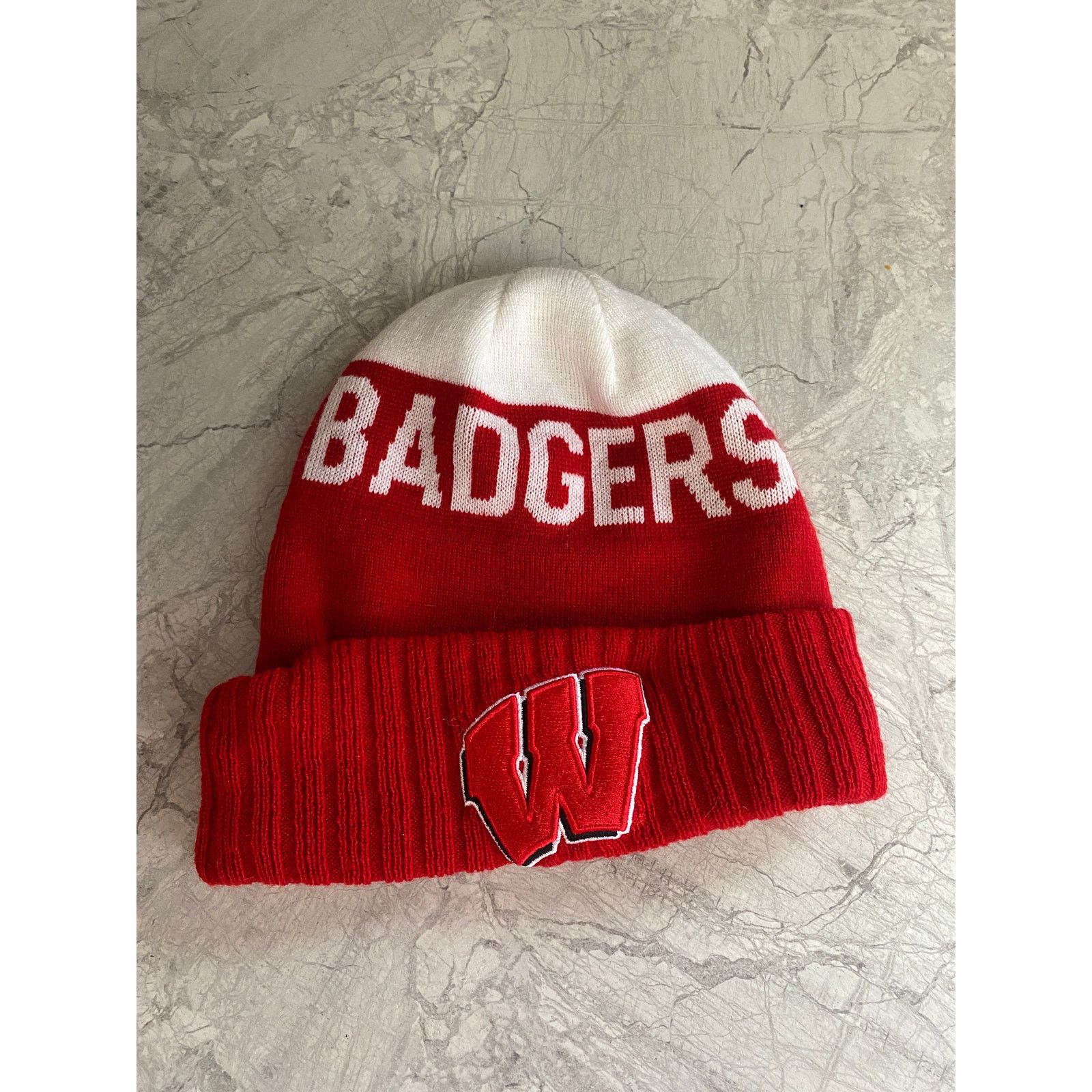 New Era Wisconsin Badgers New Era Winter Beanie Size ONE SIZE - 1 Thumbnail